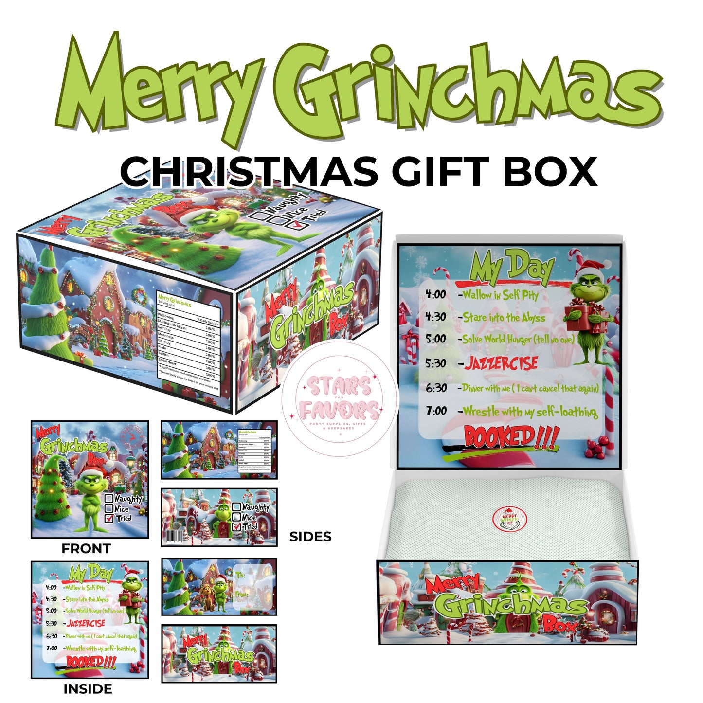 Merry Grinchmas Christmas Eve Gift Box โ The Perfect Holiday Surprise!
