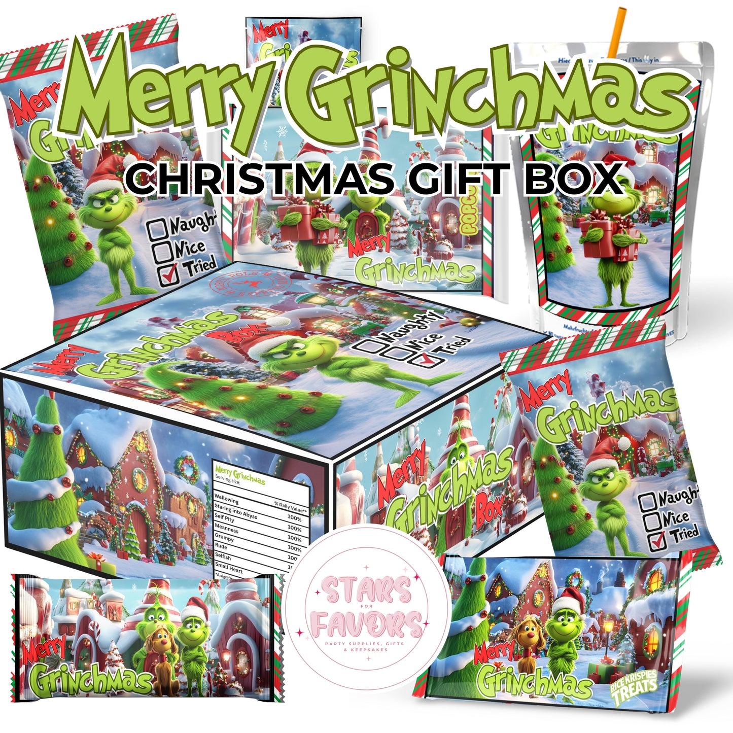 Merry Grinchmas Christmas Eve Gift Box โ The Perfect Holiday Surprise!