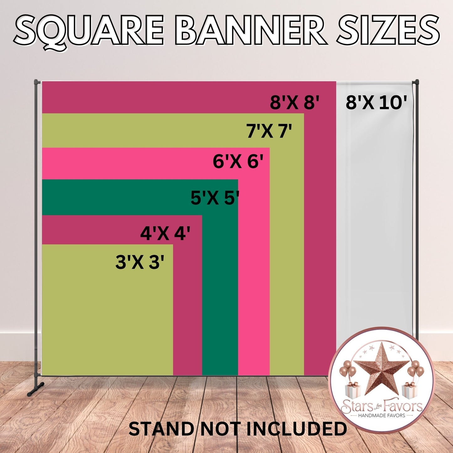 Candy Land Birthday Party Backdrop – Personalized Name & Age