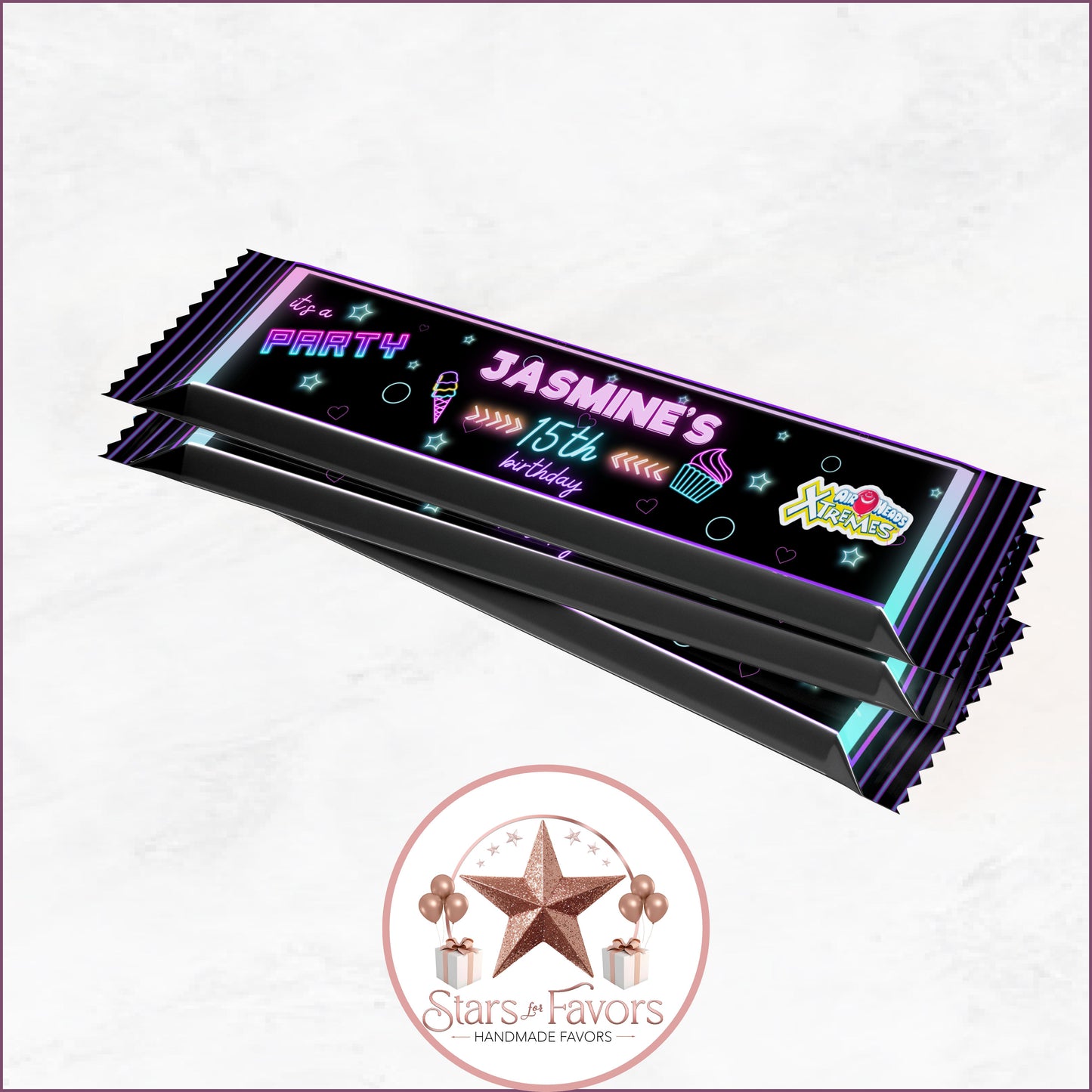 Itโs a Party โ Neon Birthday Party Favor Collection