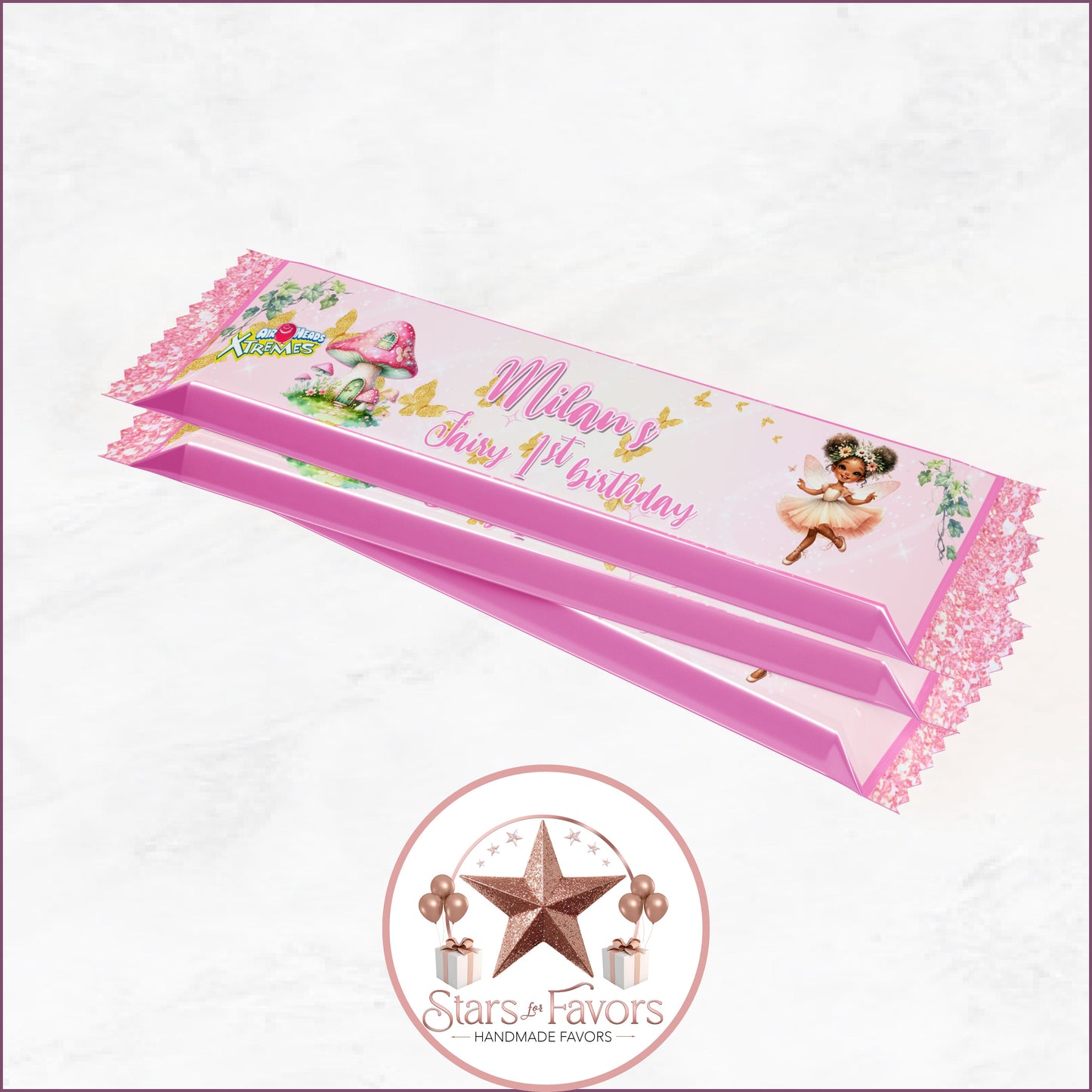 Pink Fairy Garden Party Favor Collection