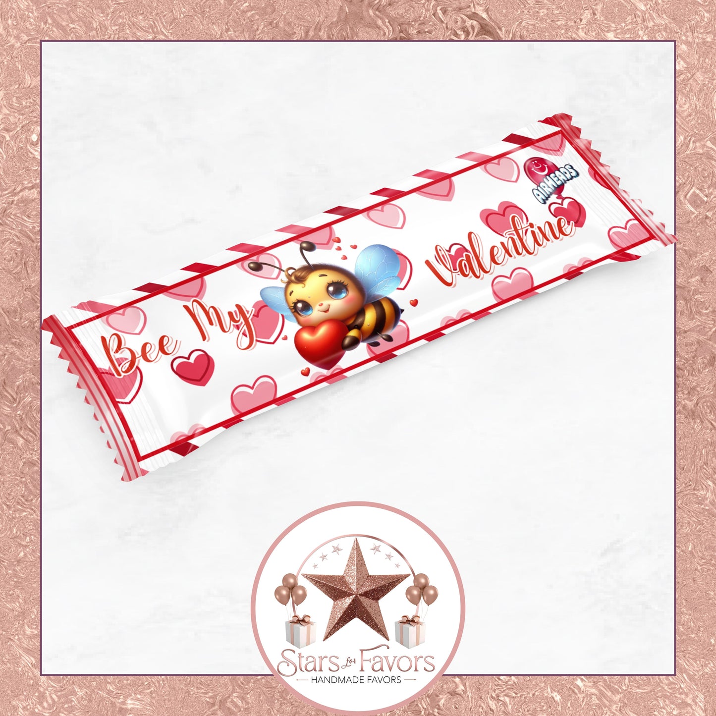 Bee My Valentine Party Favors