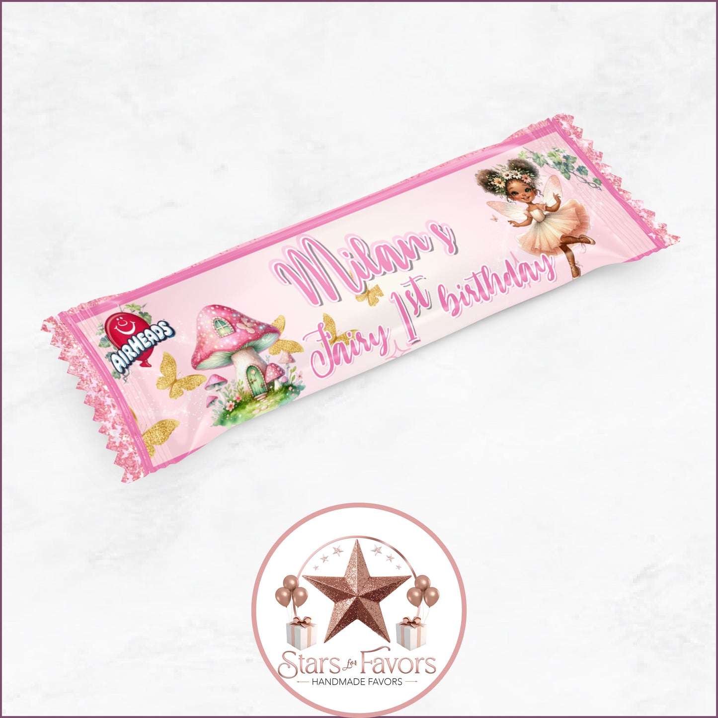 Pink Fairy Garden Party Favor Collection