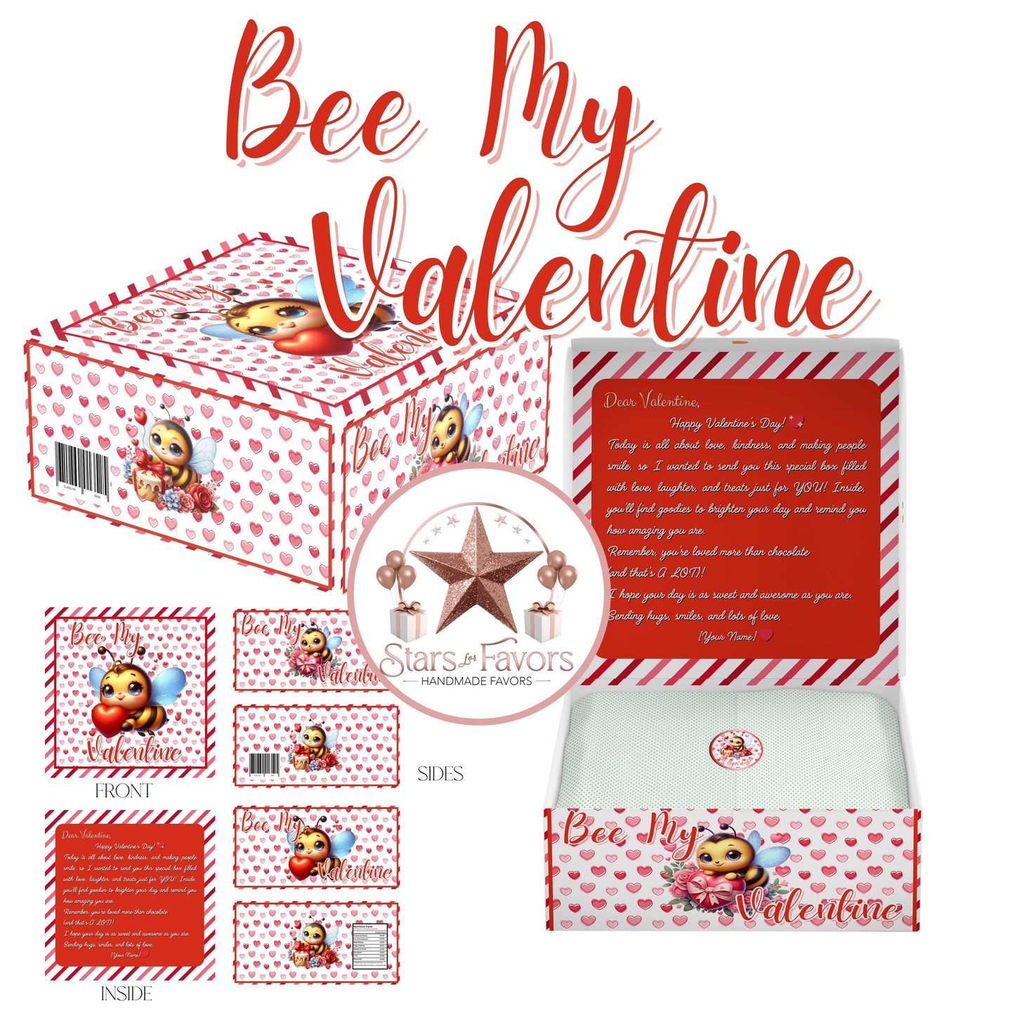 Bee My Valentine Gift Box