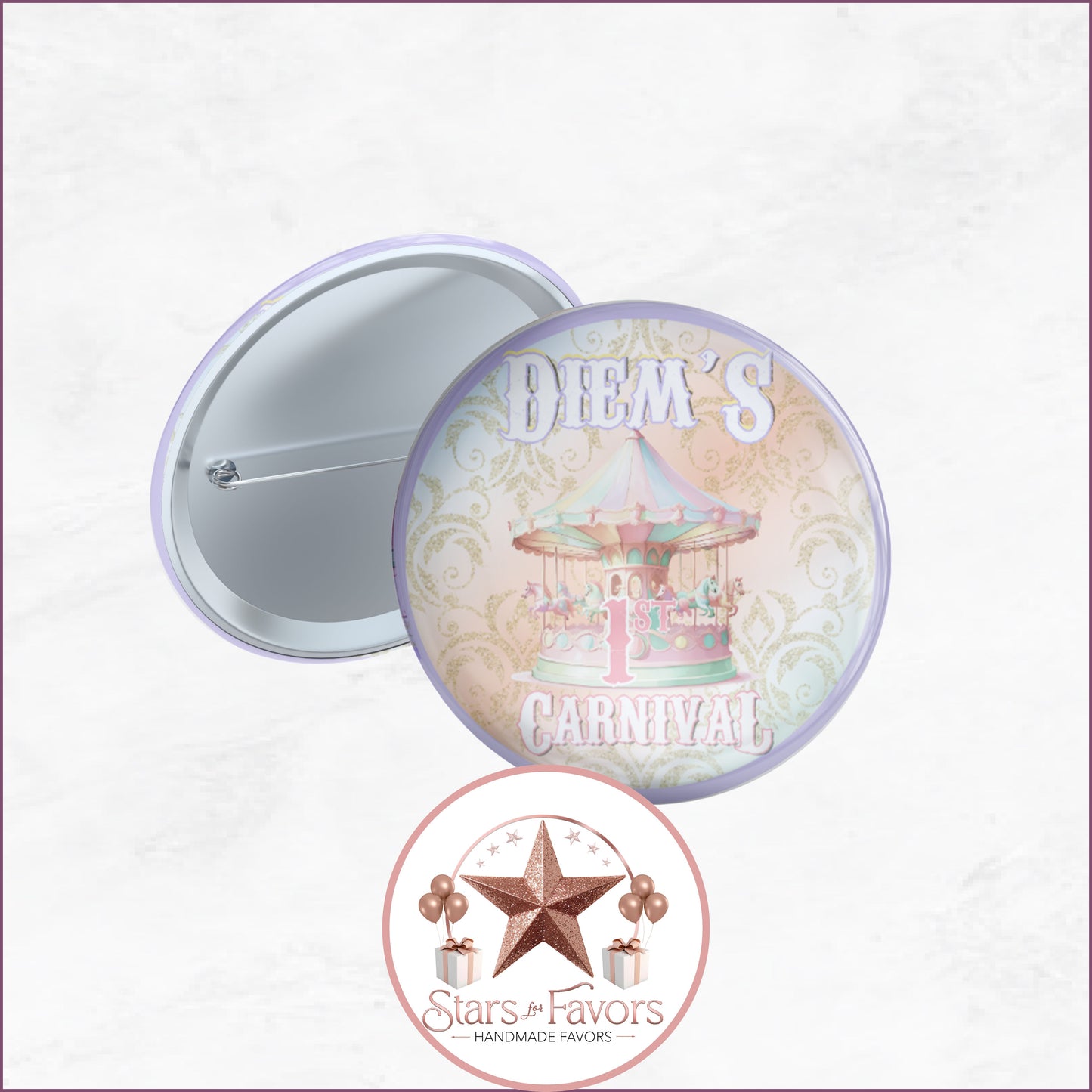 Pastel Carnival Party Favor Collection