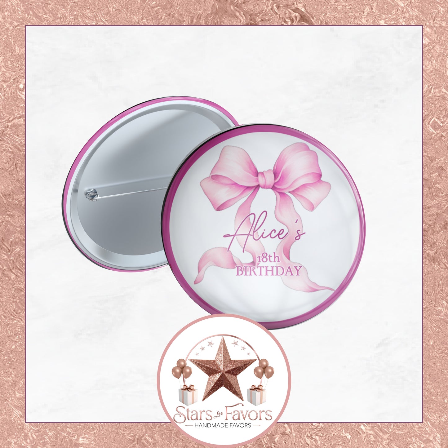 Coquette Pink Bow