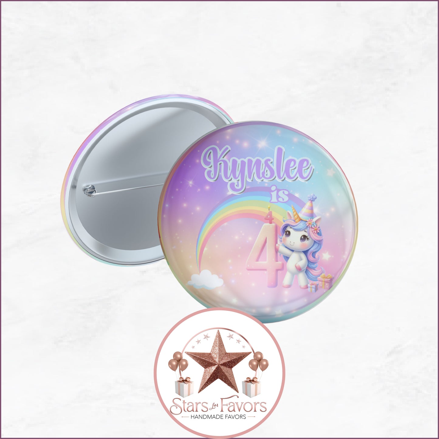 Rainbow Sparkle Unicorn Party Favor Collection