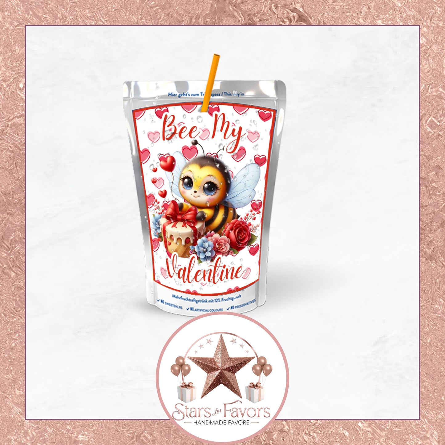 Bee My Valentine Party Favors