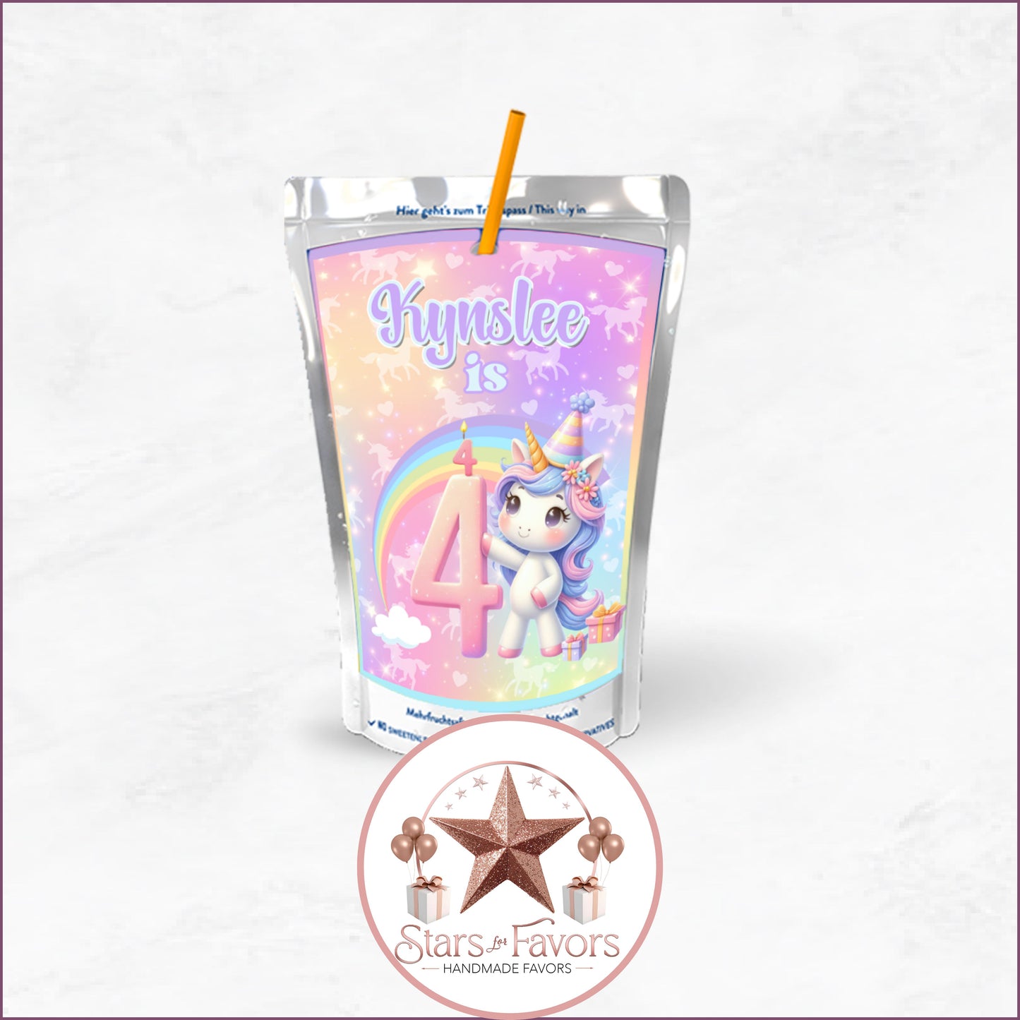 Rainbow Sparkle Unicorn Party Favor Collection
