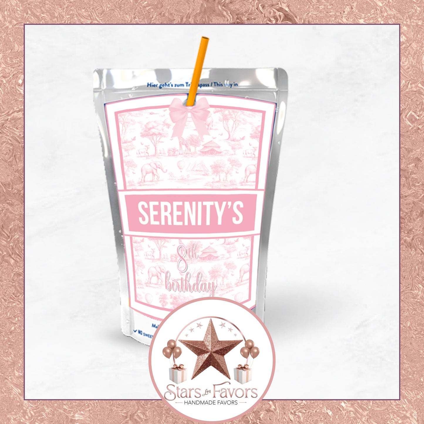 Toile Du Juoy Safari Pink