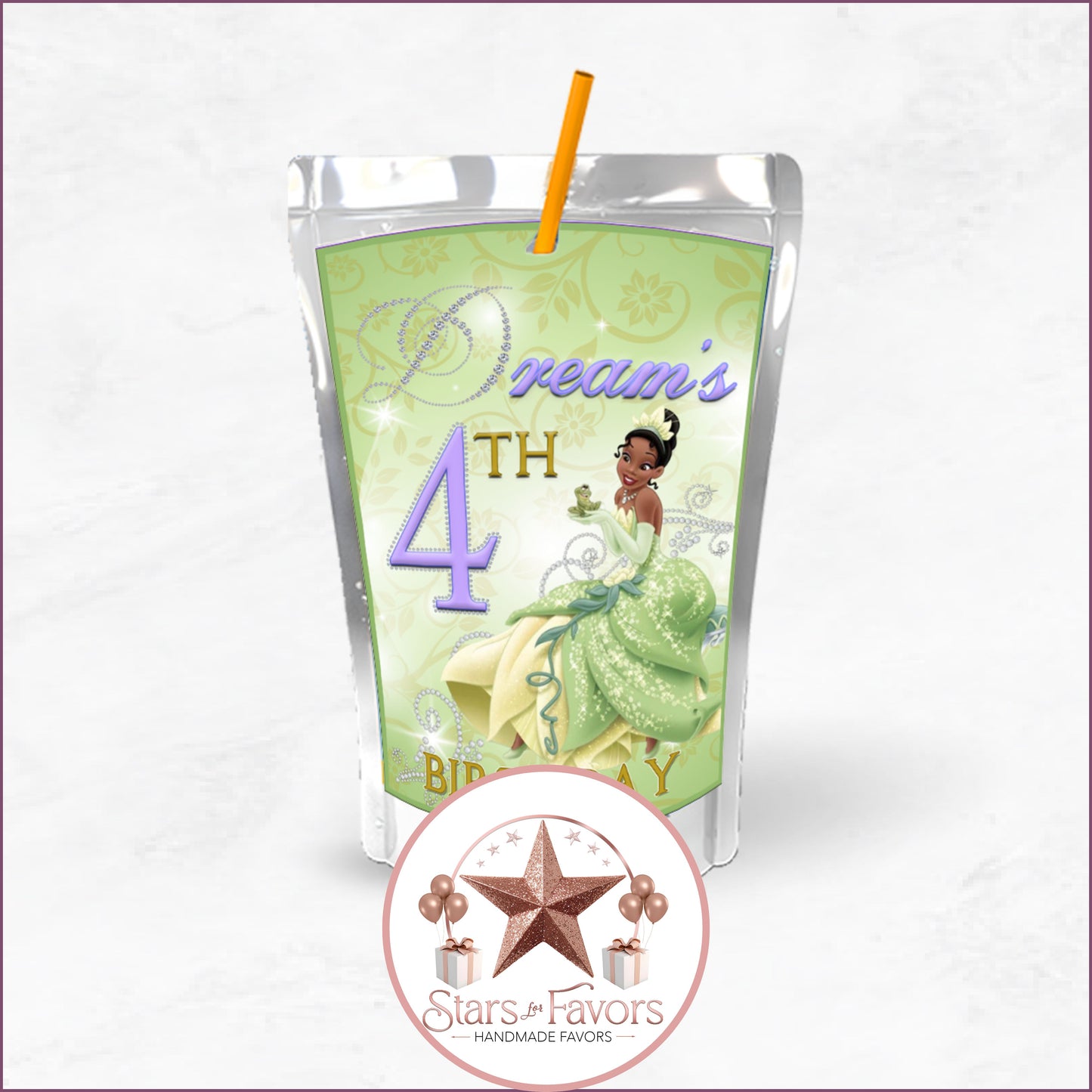 Princess Tiana Birthday Party Favor Collection