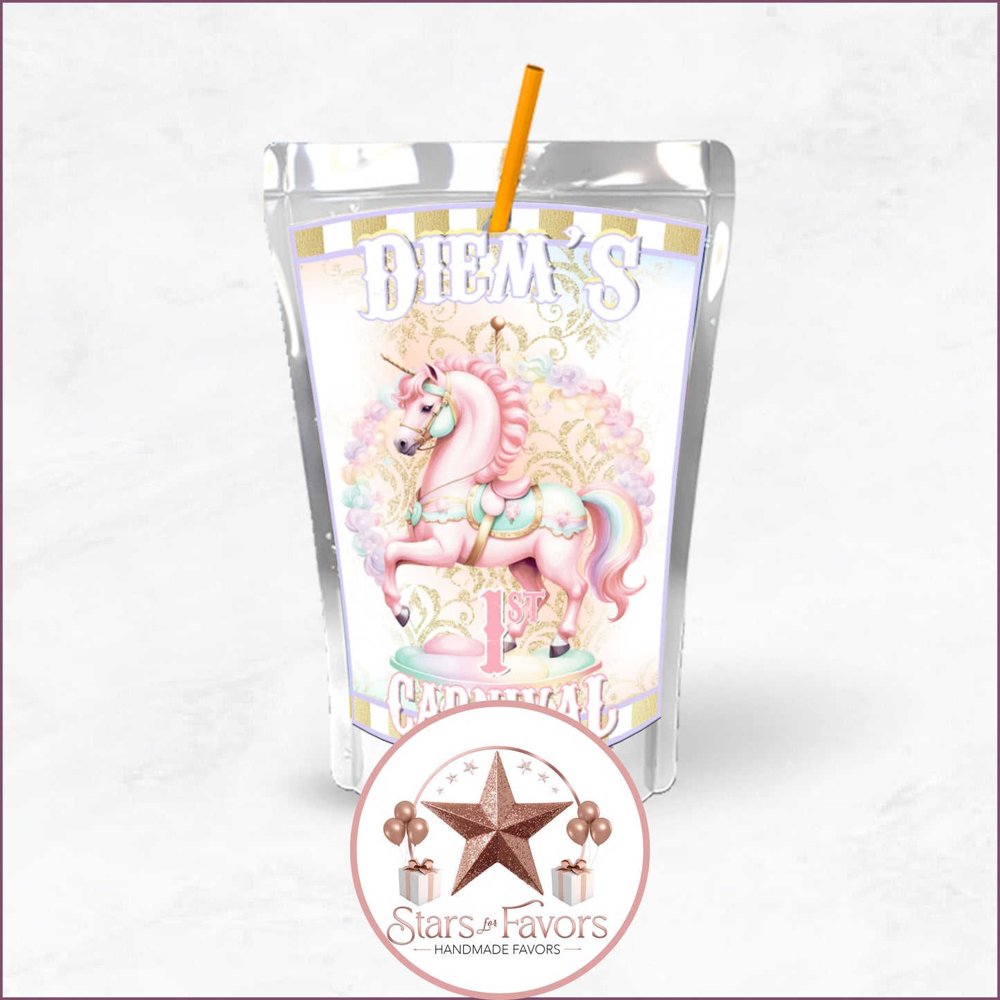 Pastel Carnival Party Favor Collection