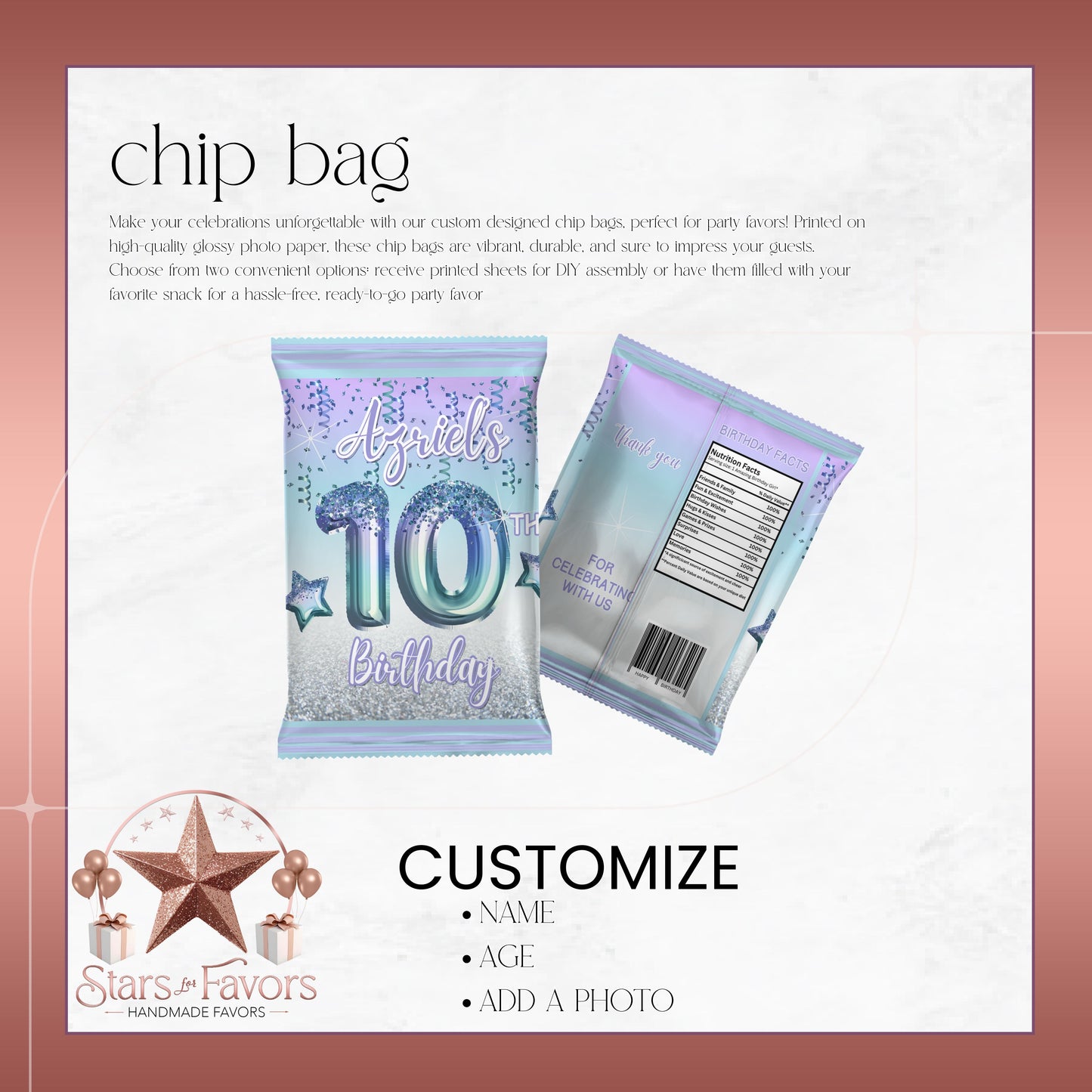 Ocean Foil Custom Chip Bags