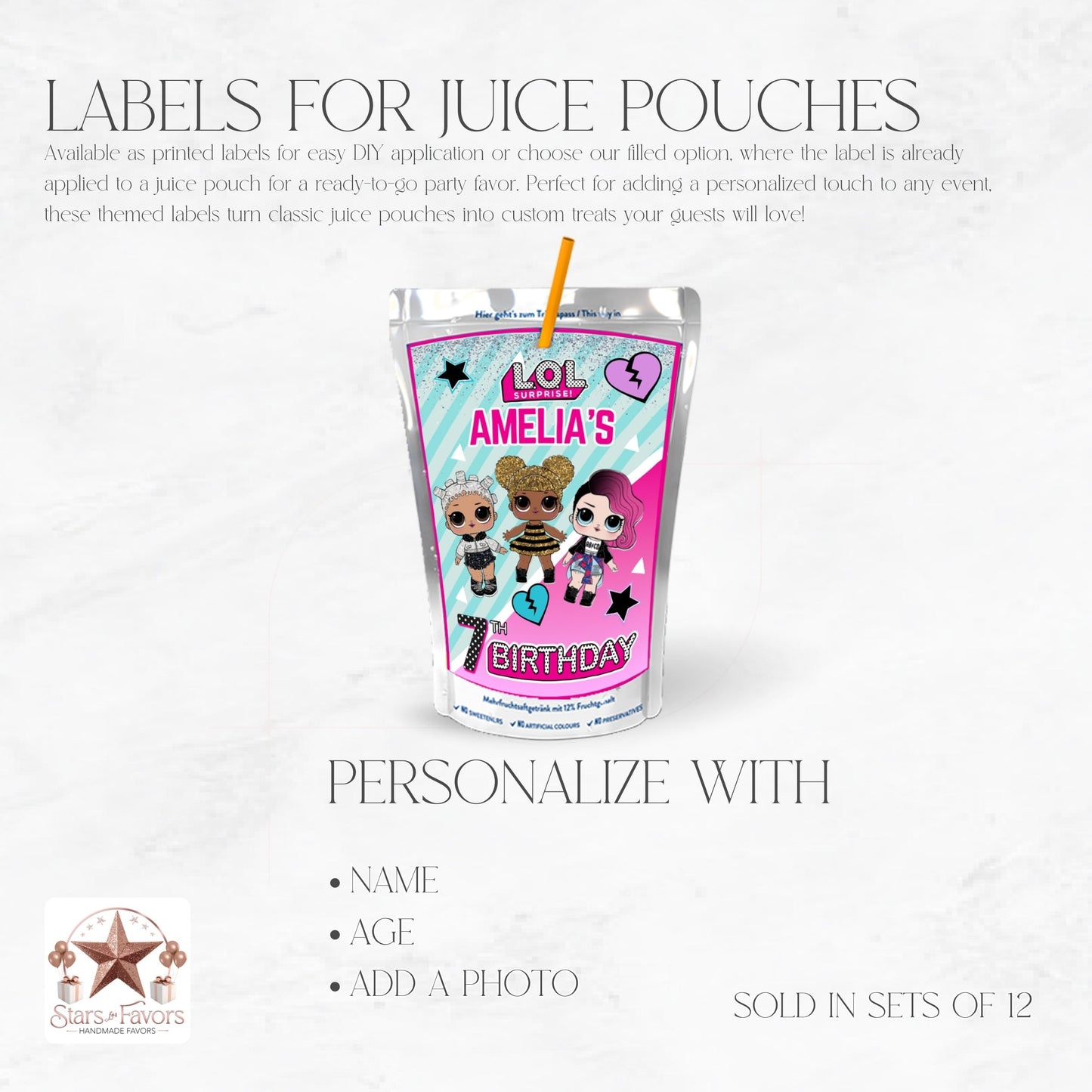 LOL Dolls Juice Pouches