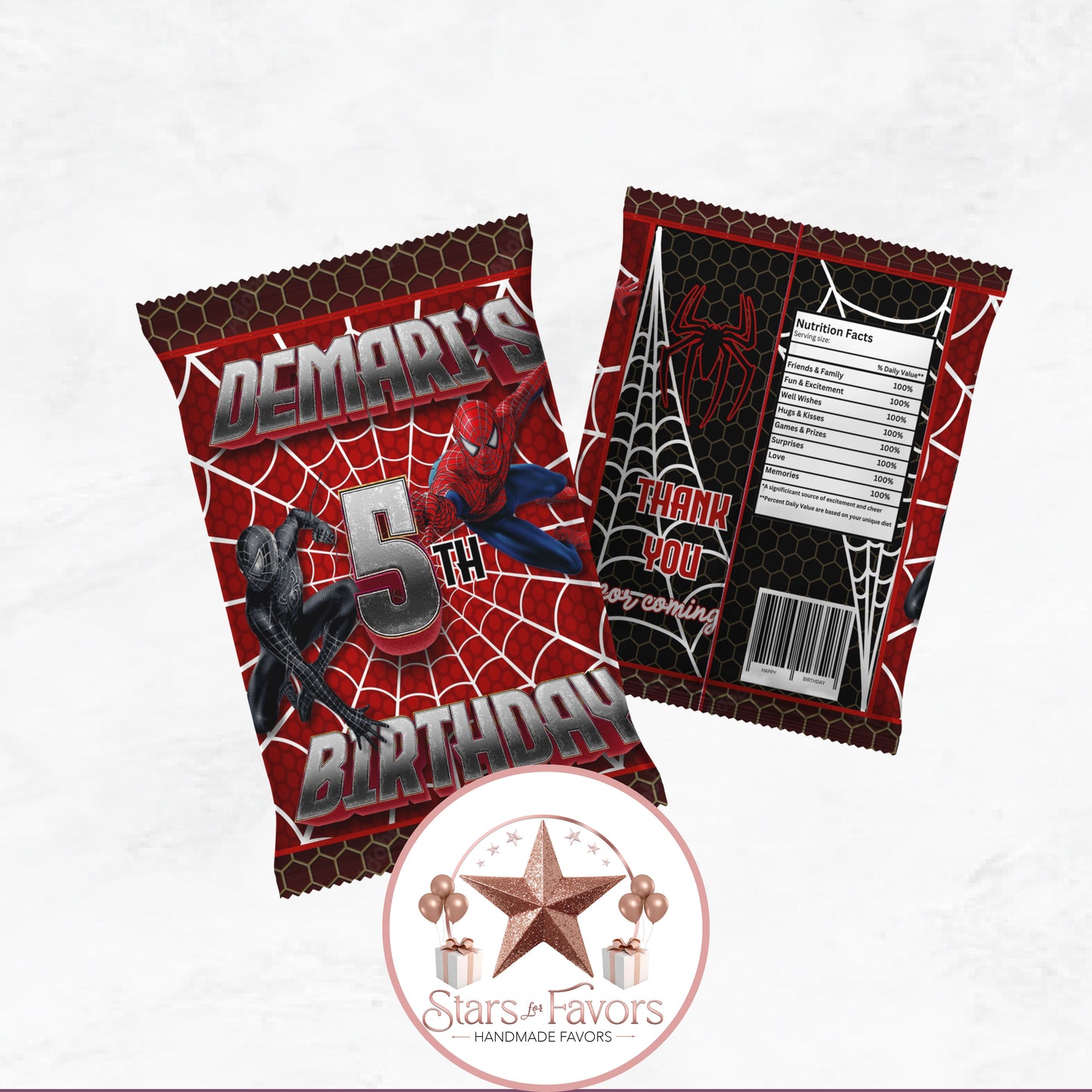 Spiderman Vs Venom Party Favor Collection