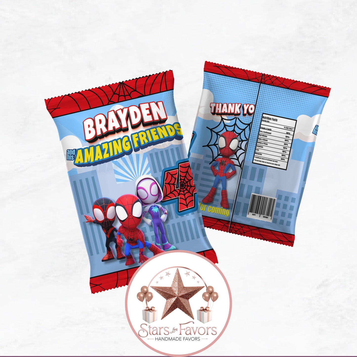 Spidey & Friends Party Favor Collection