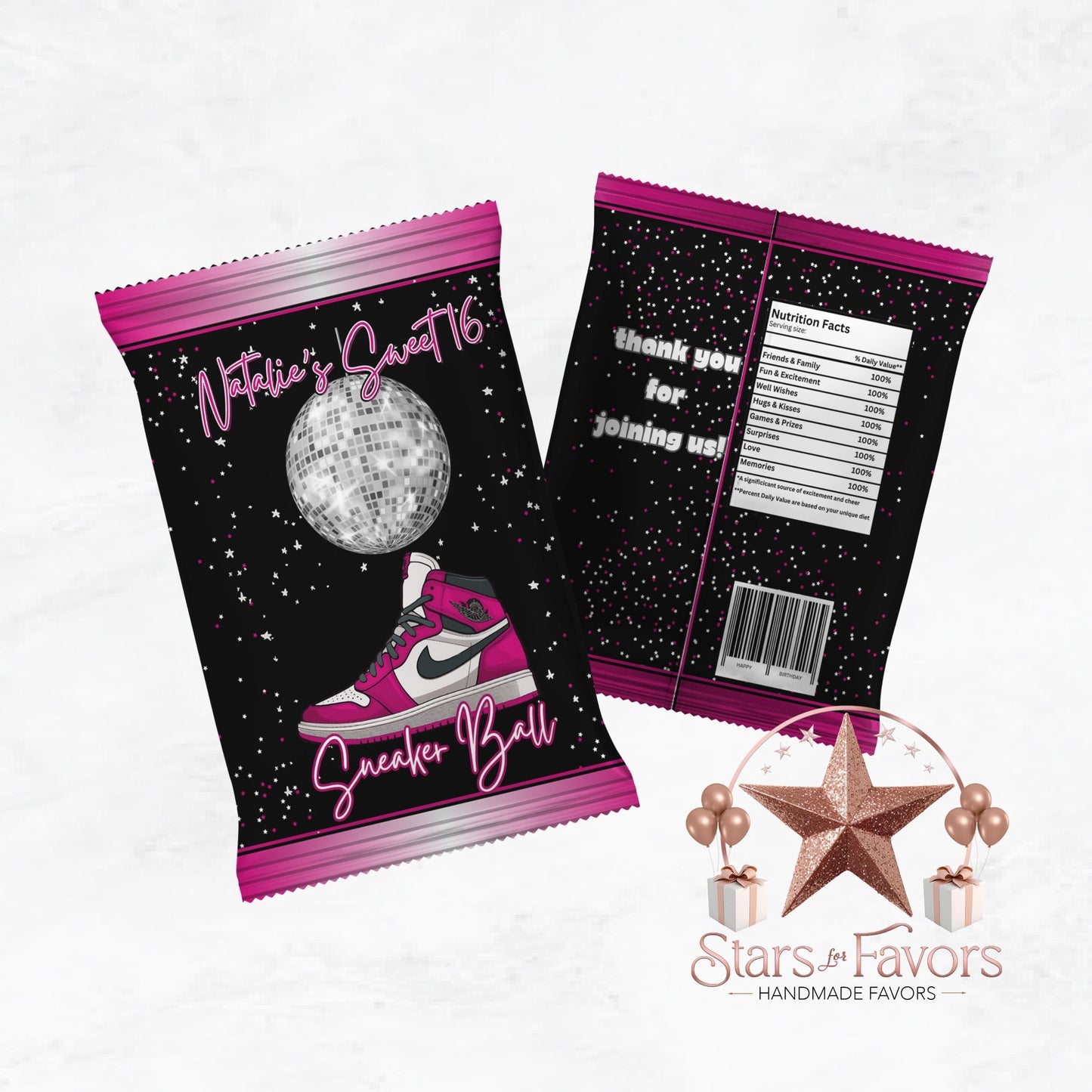 Sneaker Ball Custom Chip Bag