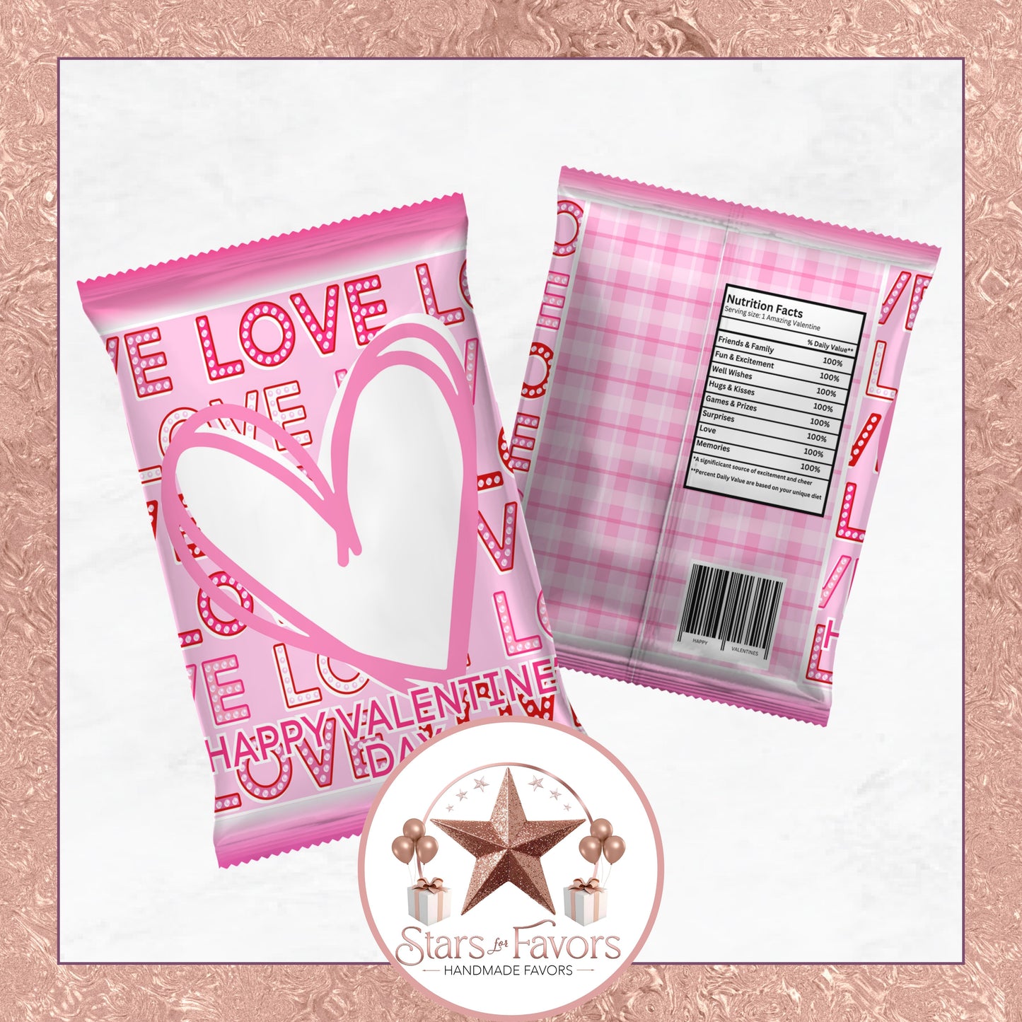 Love Valentine Party Favors