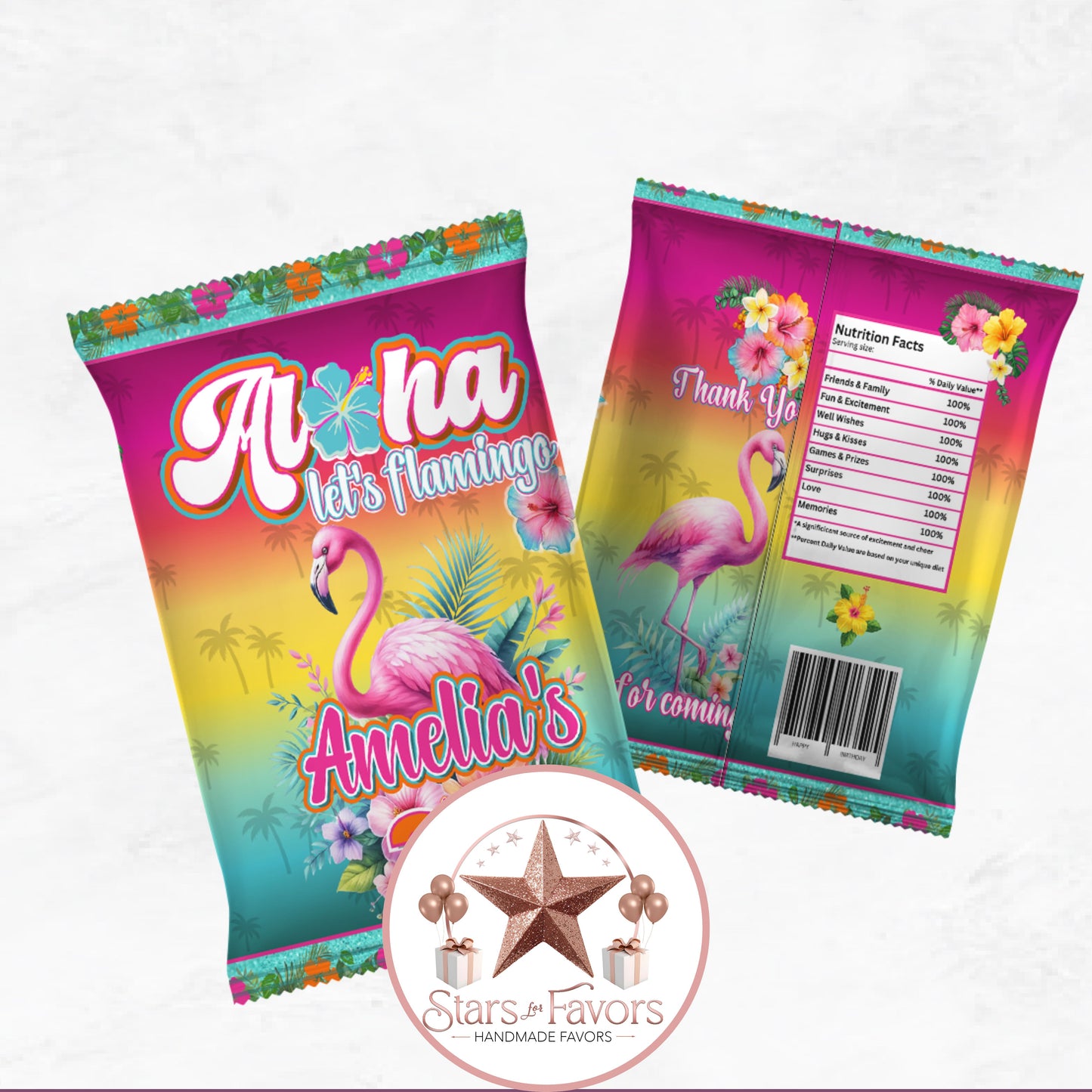 Aloha Let's Flamingo Party Favor Collection