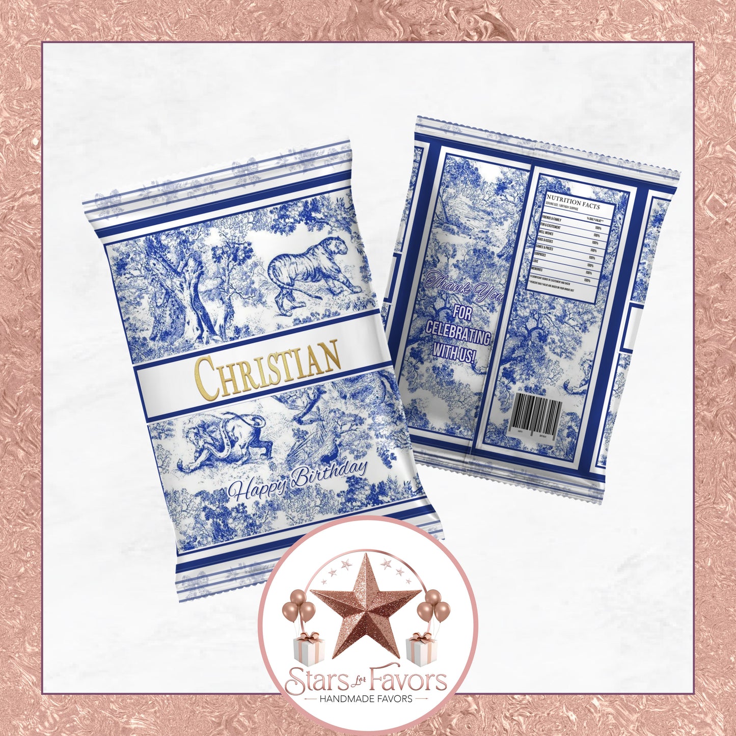 Toile Du Juoy Classic Blue