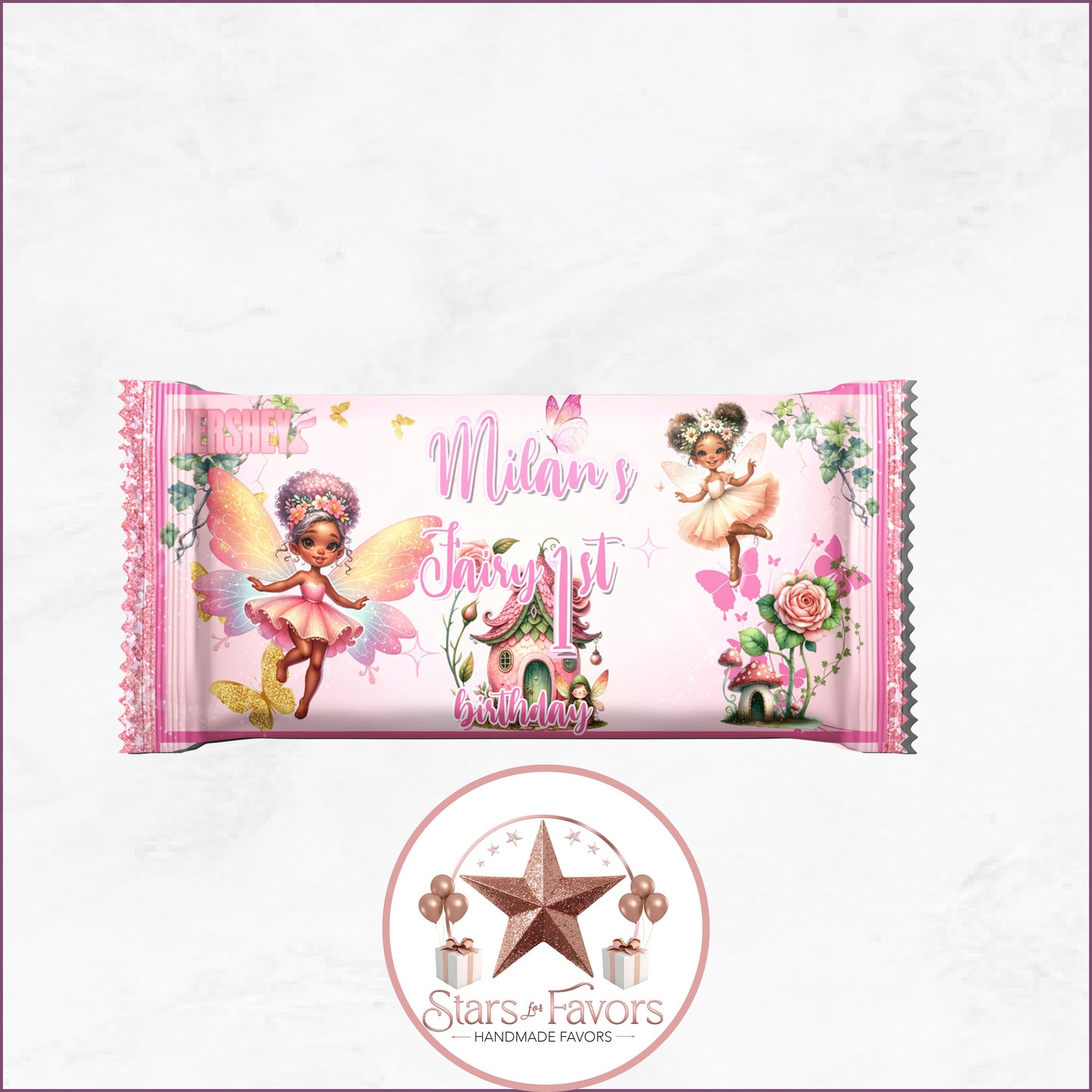 Pink Fairy Garden Party Favor Collection