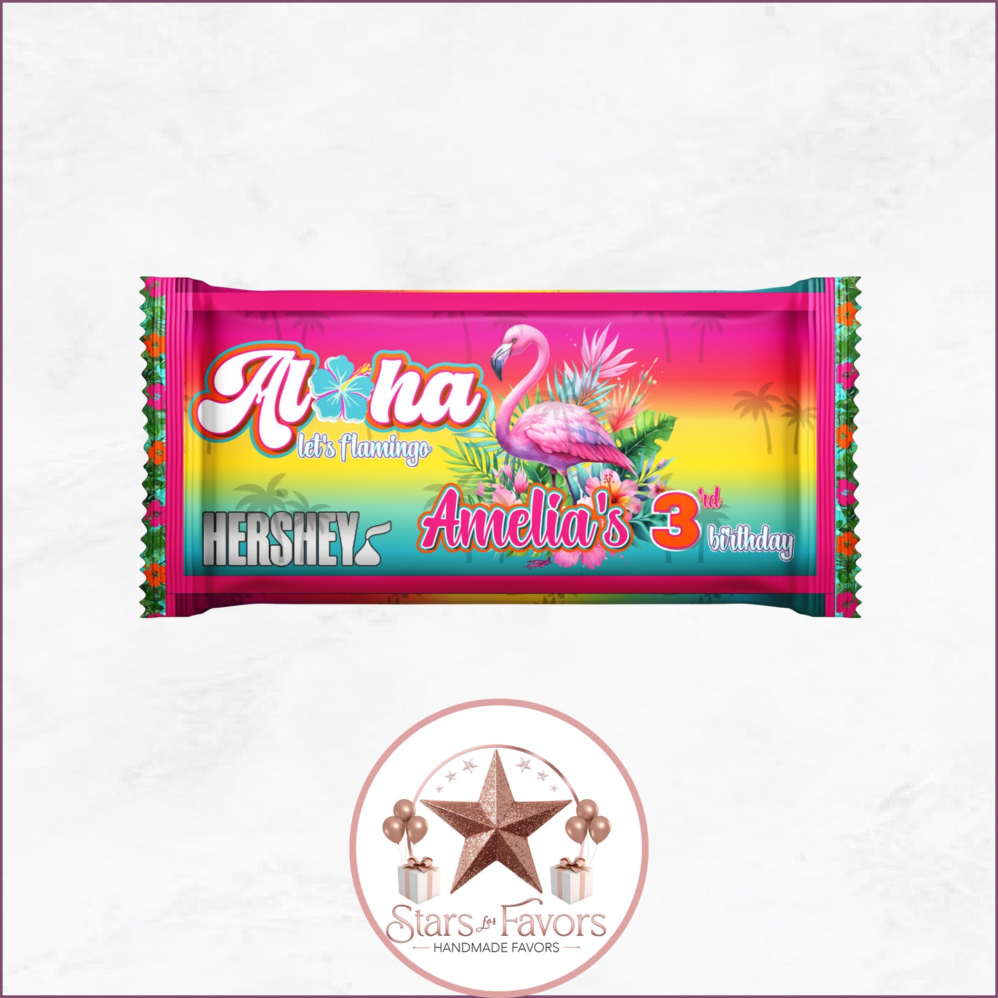 Aloha Let's Flamingo Party Favor Collection