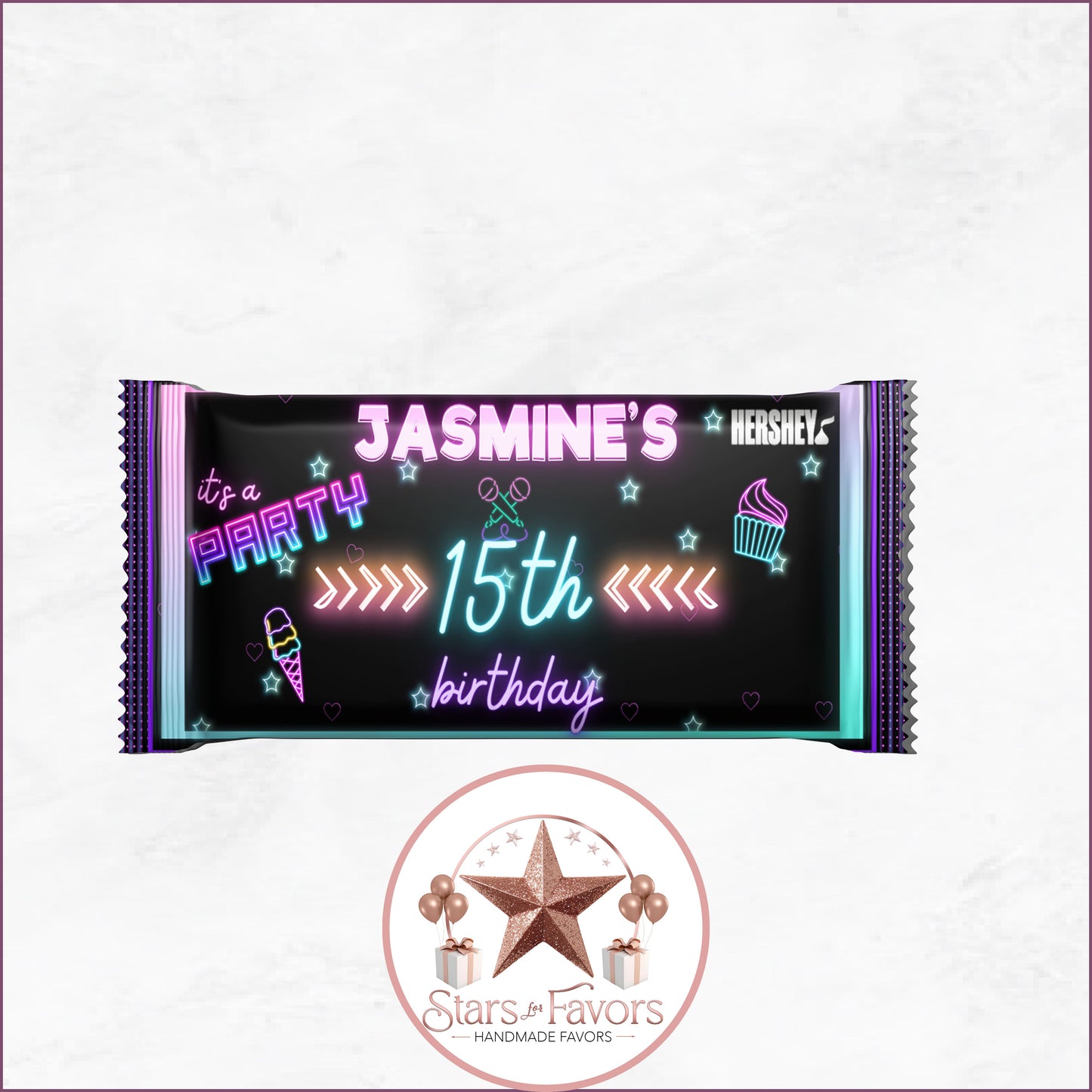 Itโs a Party โ Neon Birthday Party Favor Collection