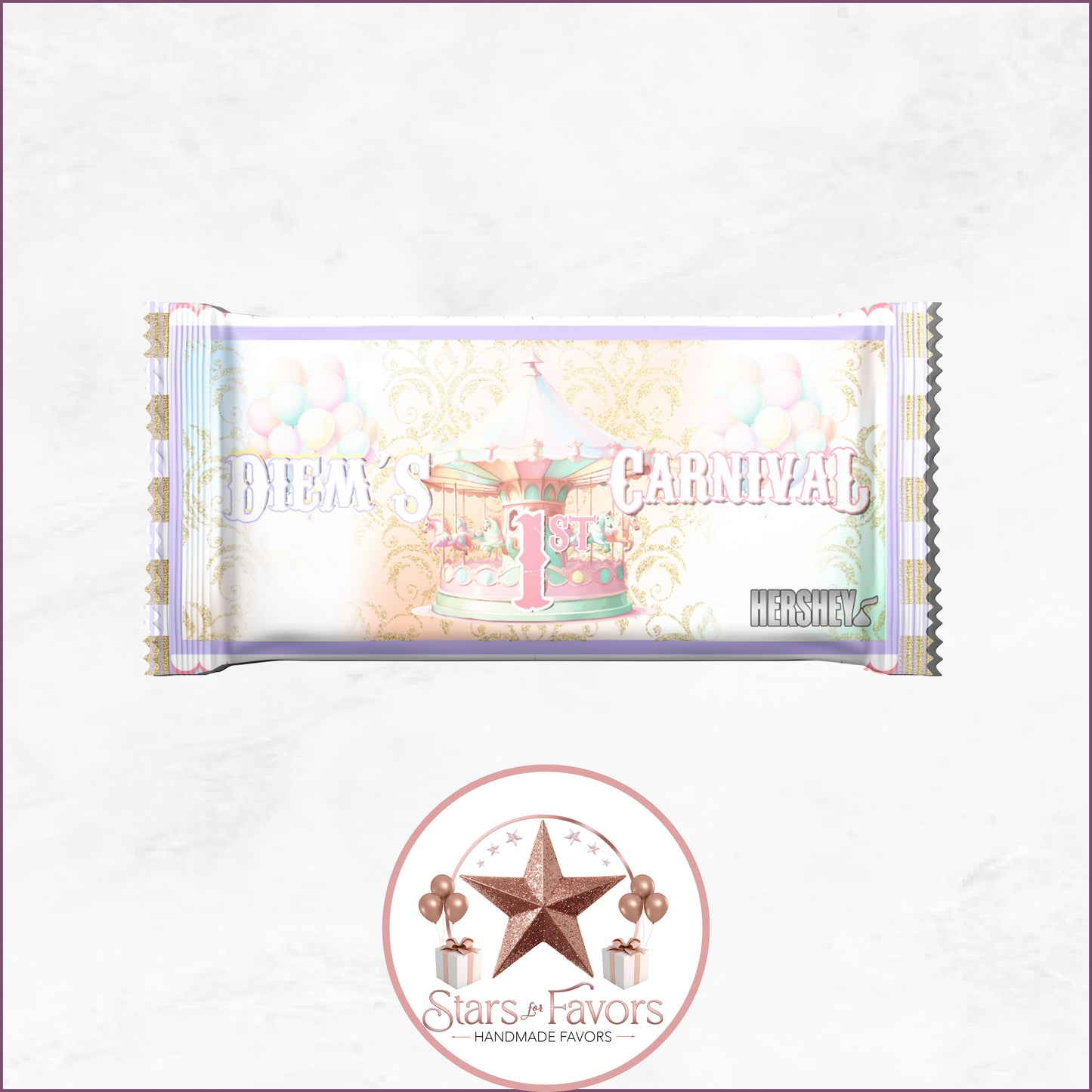 Pastel Carnival Party Favor Collection