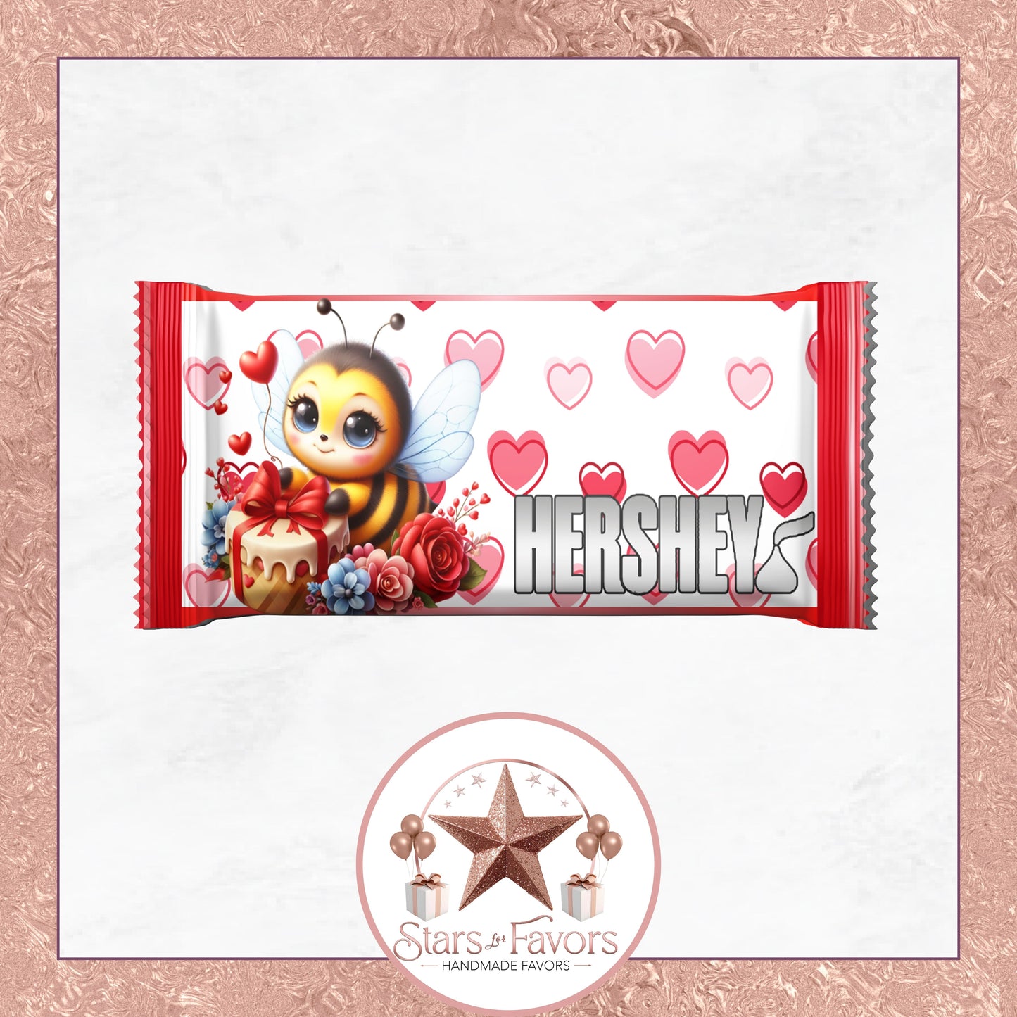 Bee My Valentine Party Favors