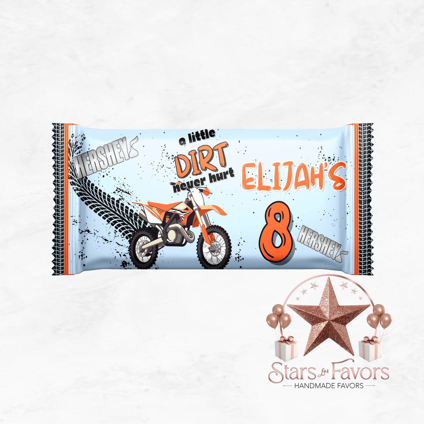A Little Dirt Never Hurt Chocolate Bar Wrappers