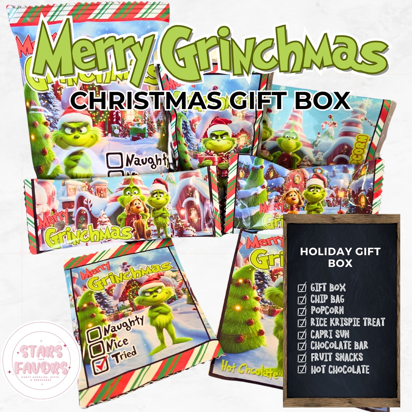 Merry Grinchmas Christmas Eve Gift Box โ The Perfect Holiday Surprise!