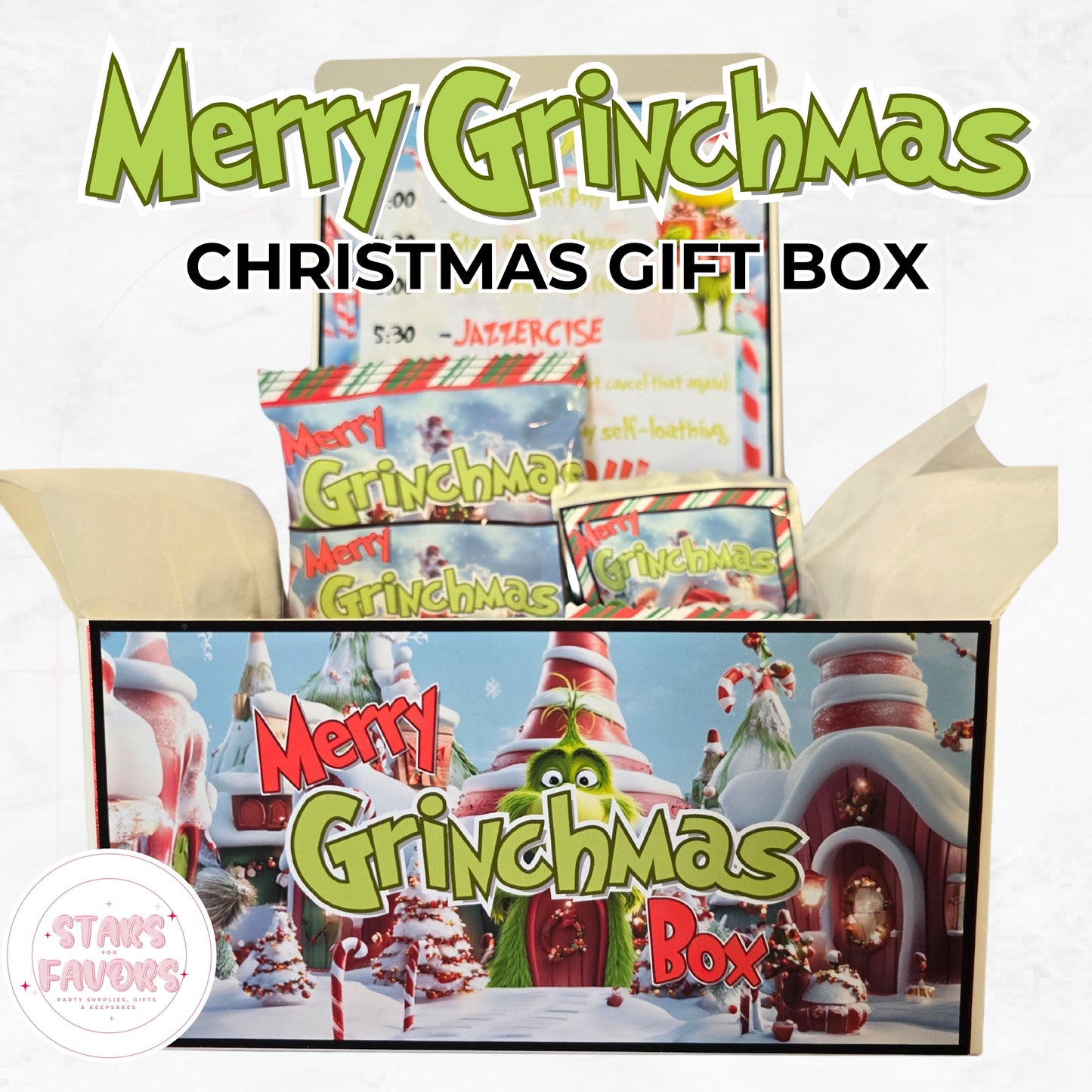 Merry Grinchmas Christmas Eve Gift Box โ The Perfect Holiday Surprise!