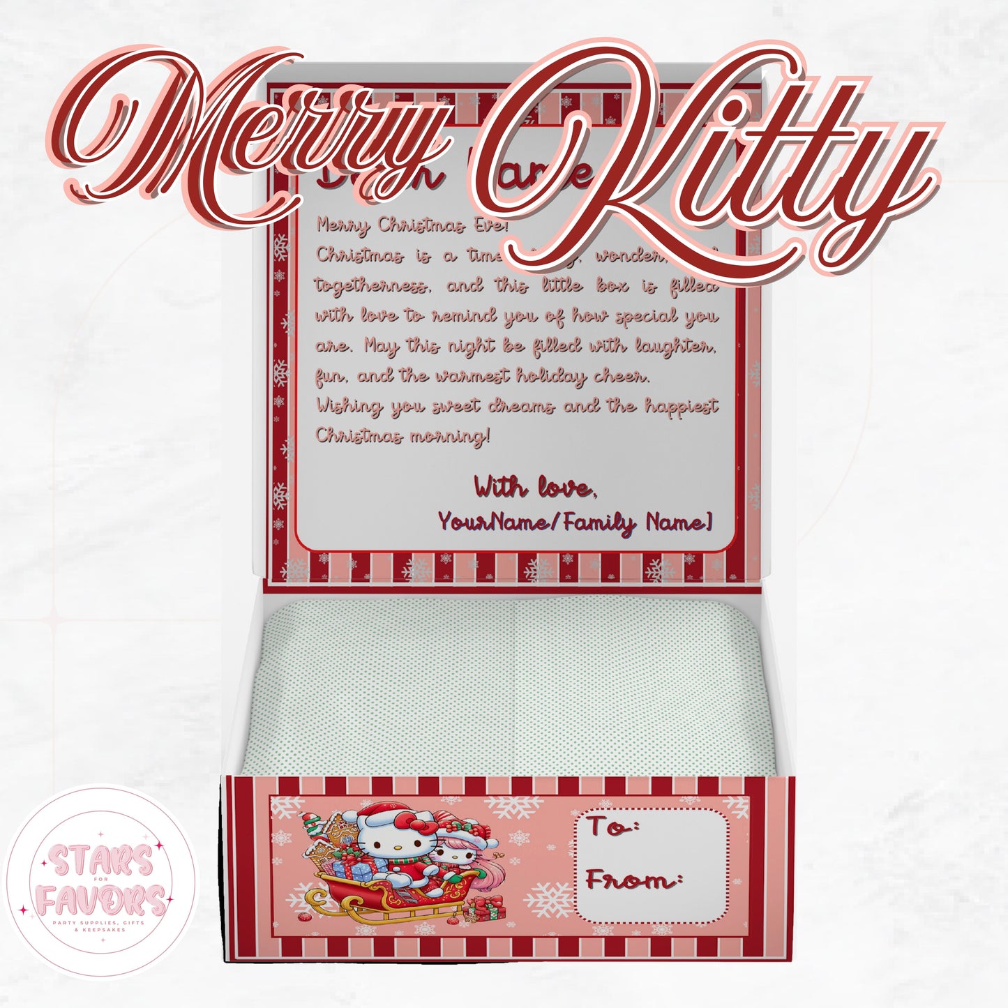 Merry Kitty Christmas Eve Gift Box
