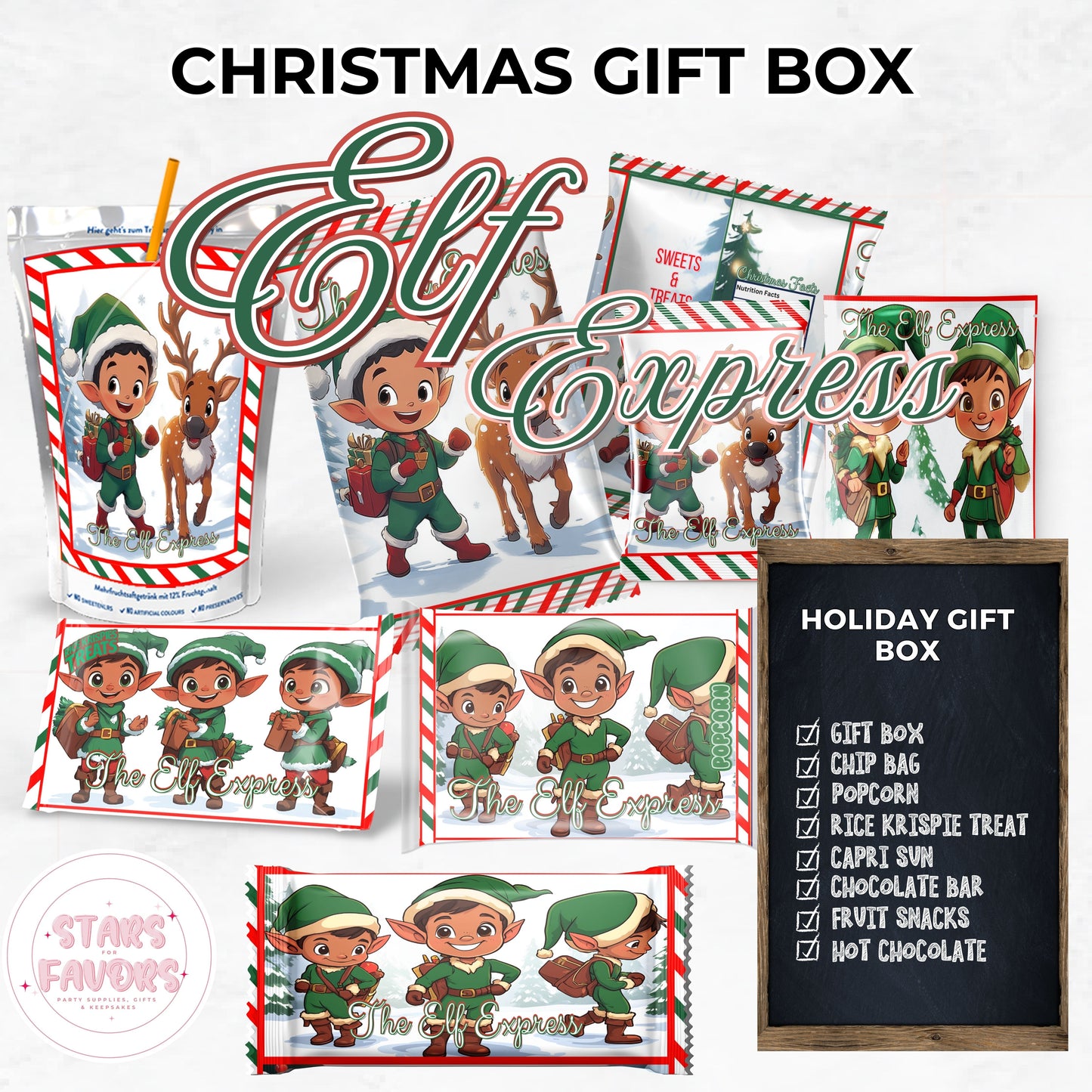 Elf Express Christmas Eve Gift Box Boy