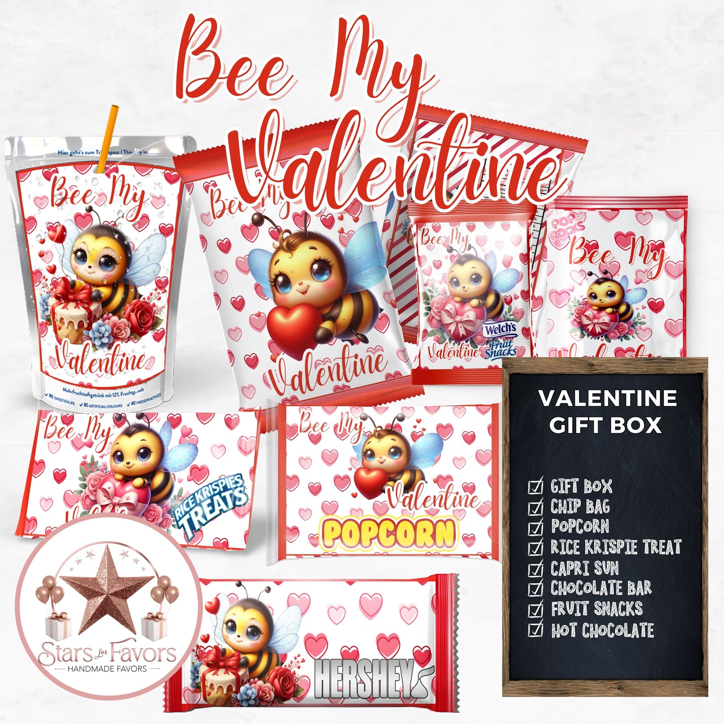 Bee My Valentine Gift Box