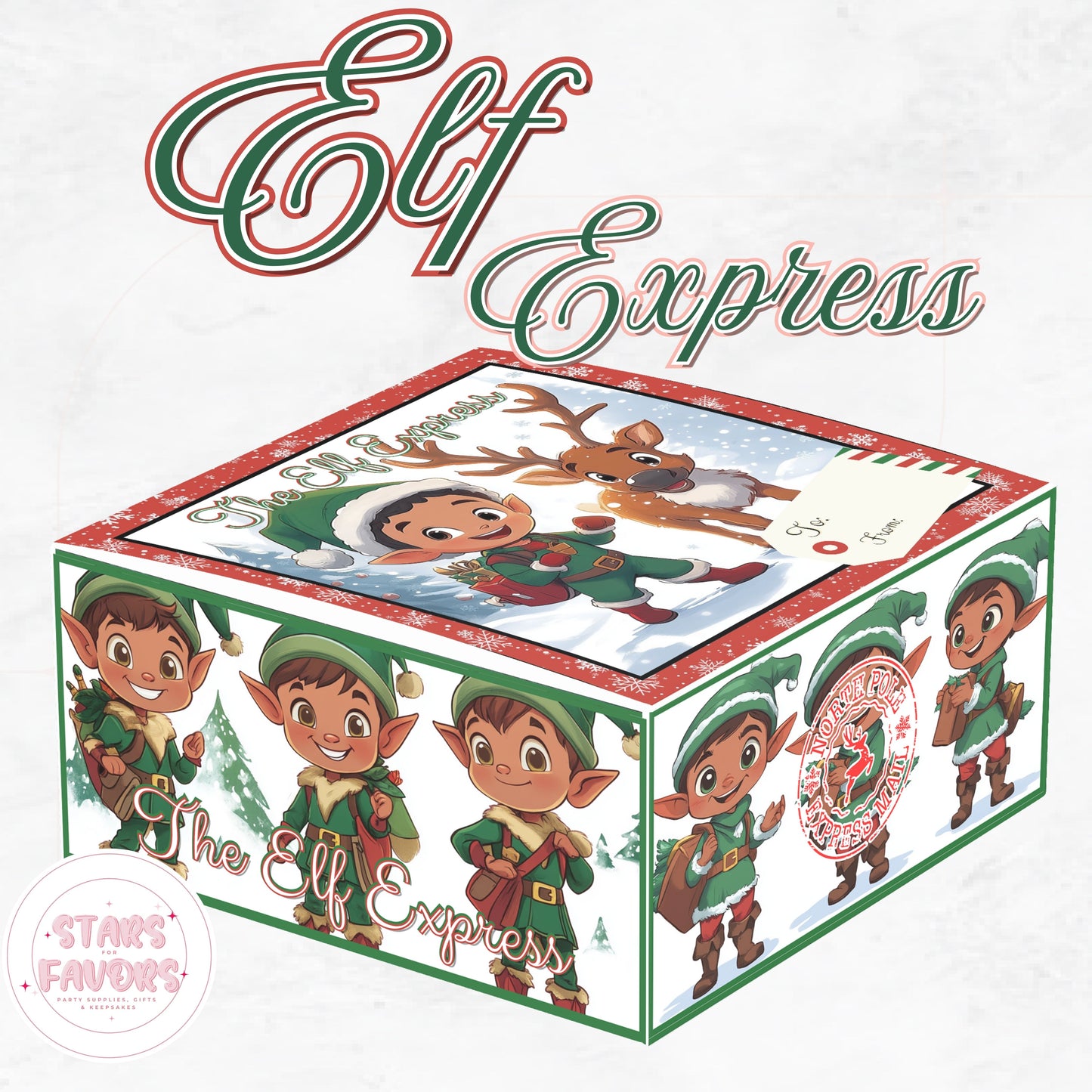 Elf Express Christmas Eve Gift Box Boy