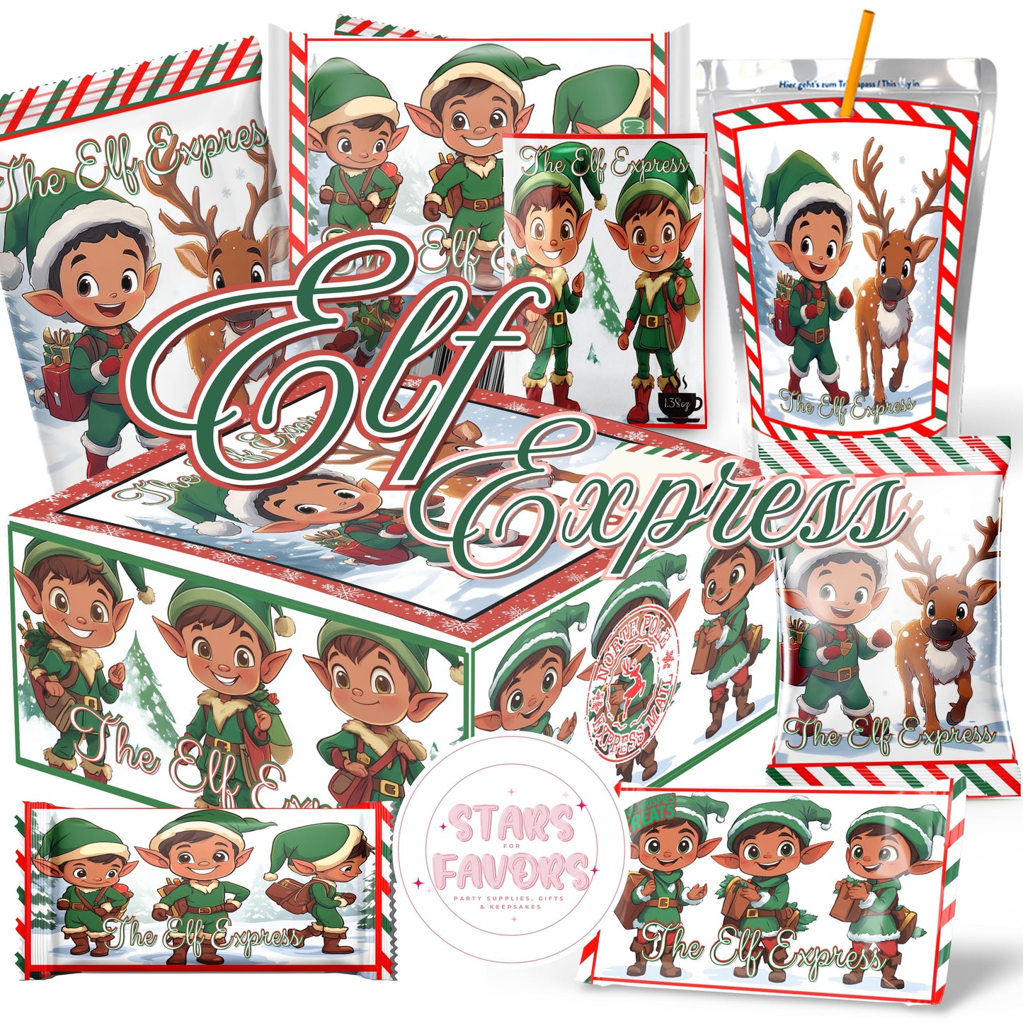 Elf Express Christmas Eve Gift Box Boy