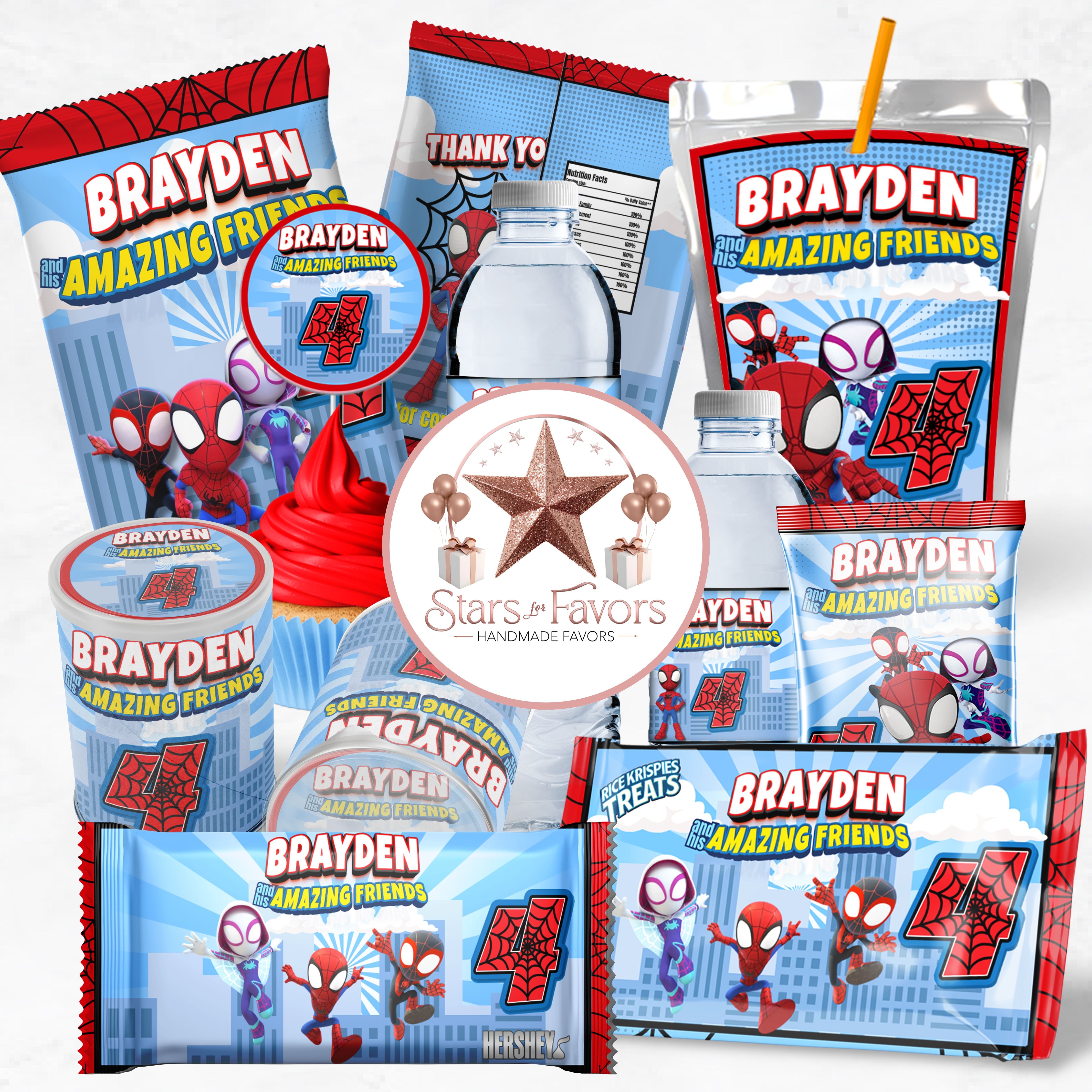Spidey & Friends Party Favor Collection Stars For Favors