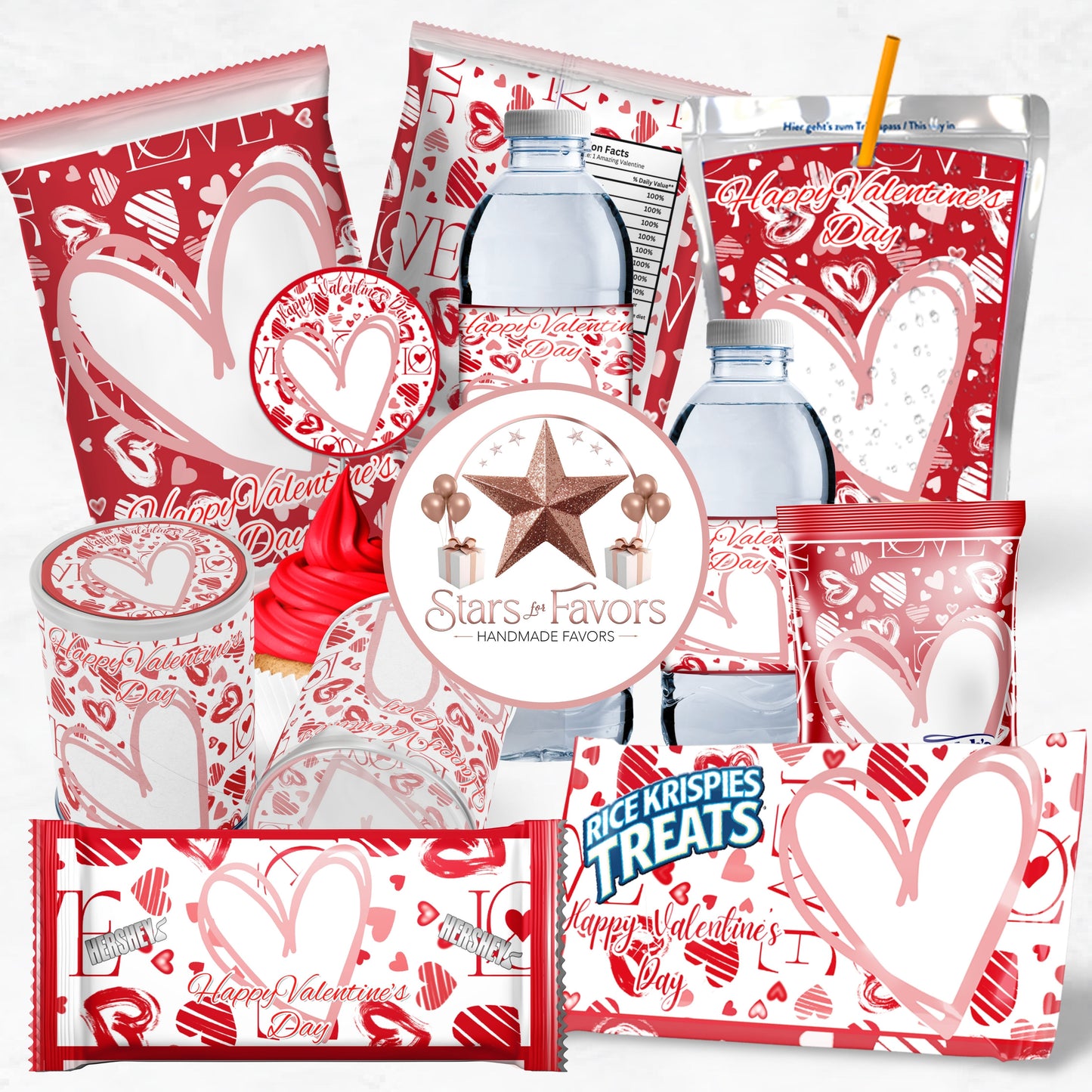 Valentine Hearts Party Favors