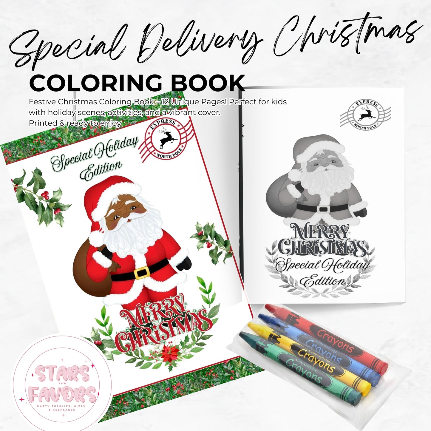 Special Delivery Christmas Coloring Book