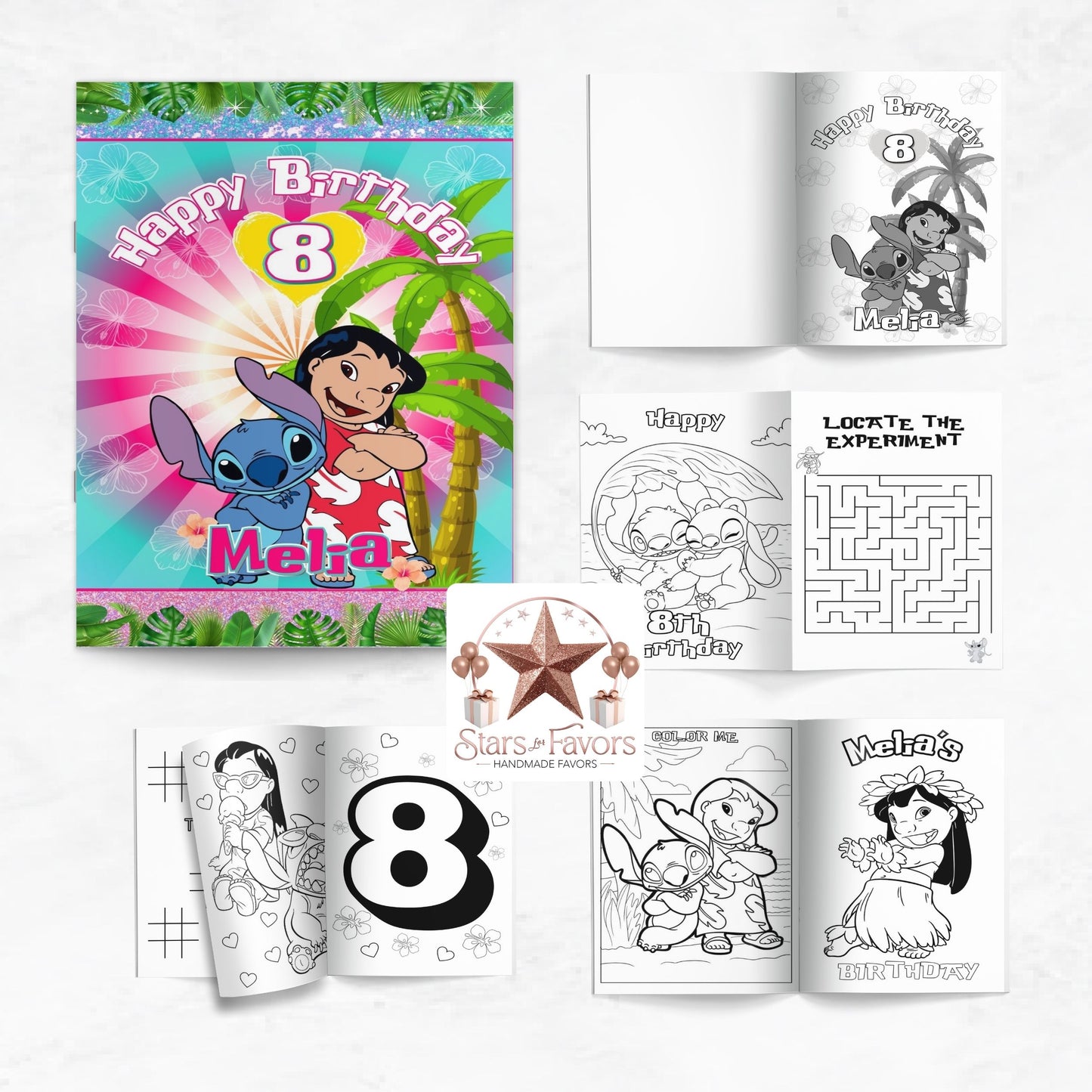 Lilo & Stitch Custom Coloring Book