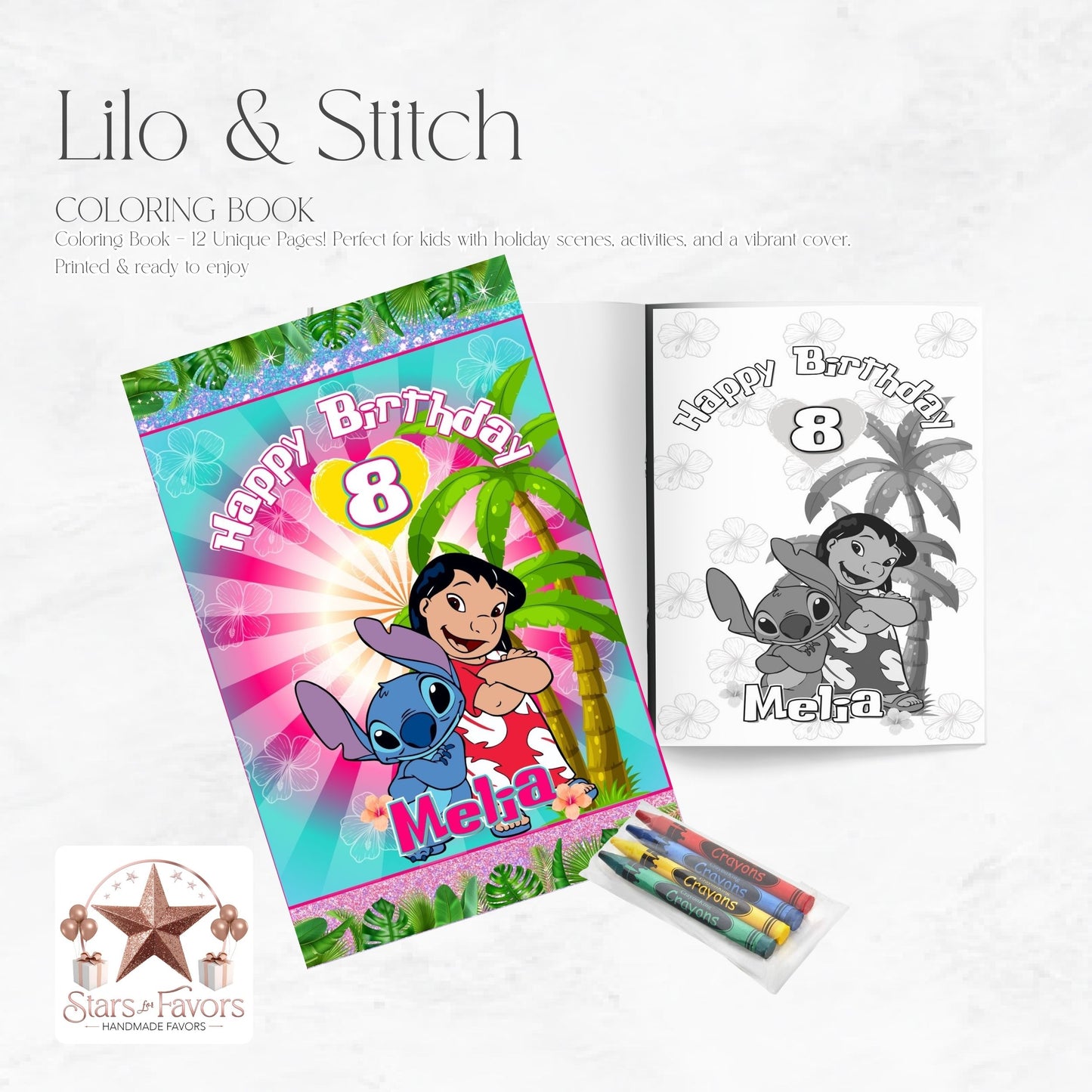 Lilo & Stitch Custom Coloring Book