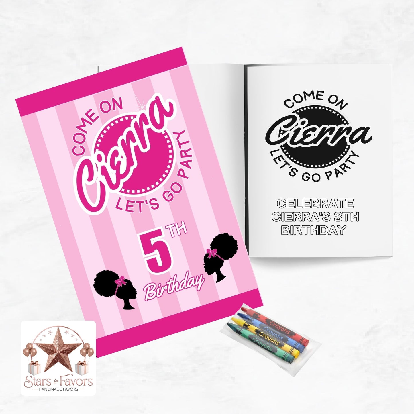 Come On Afro Barbie Custom Coloring Book