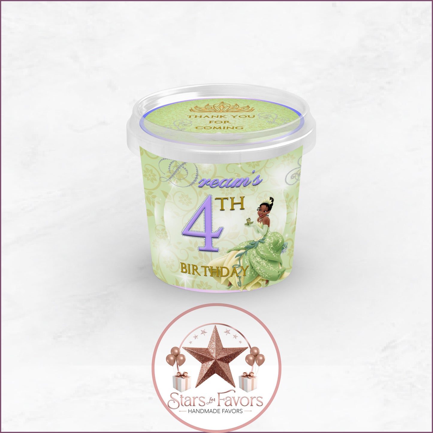 Princess Tiana Birthday Party Favor Collection