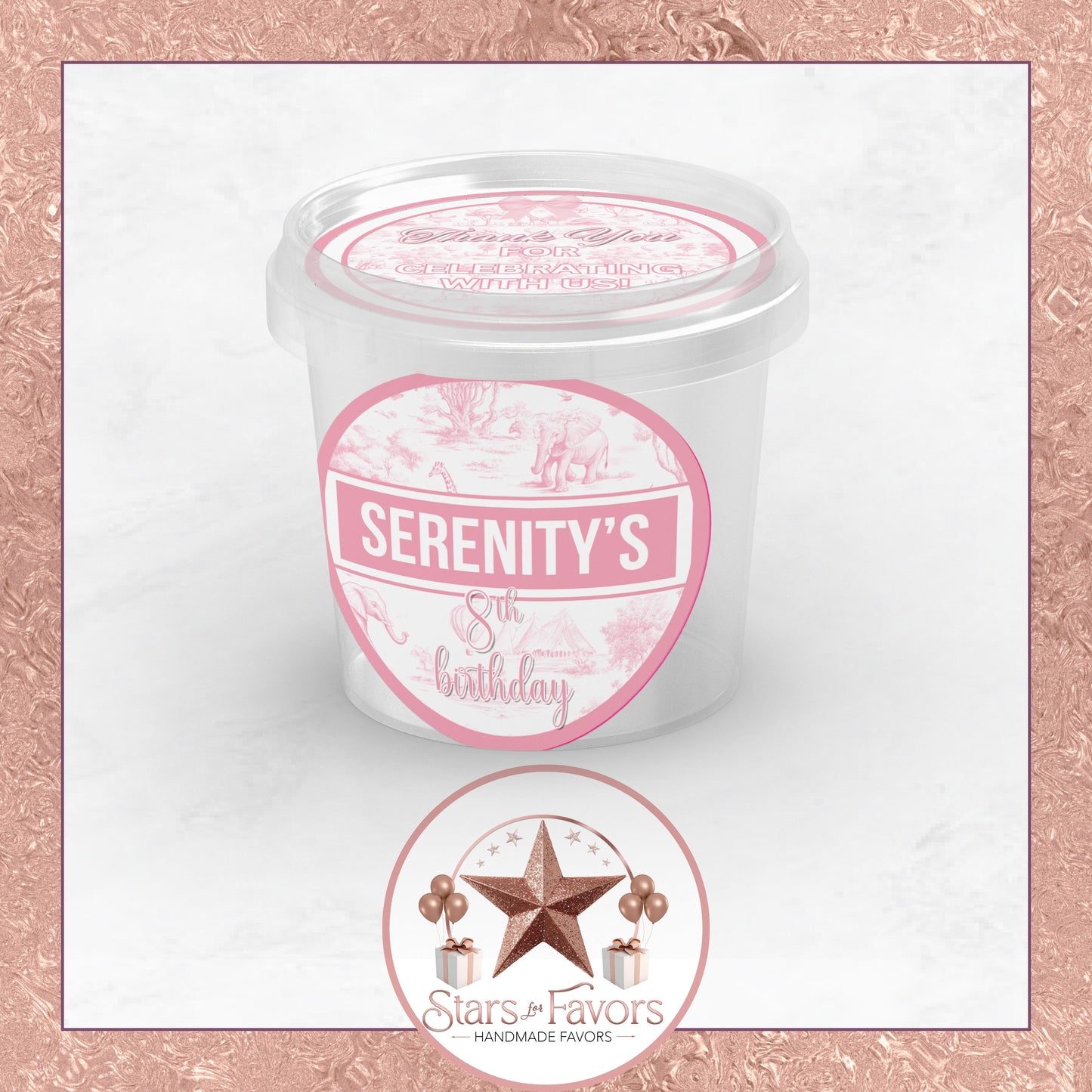 Toile Du Juoy Safari Pink