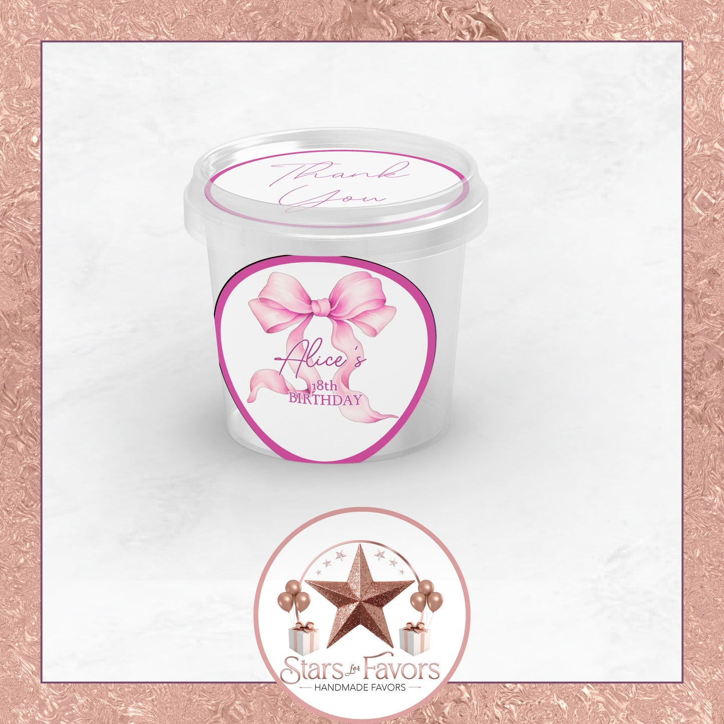 Coquette Pink Bow