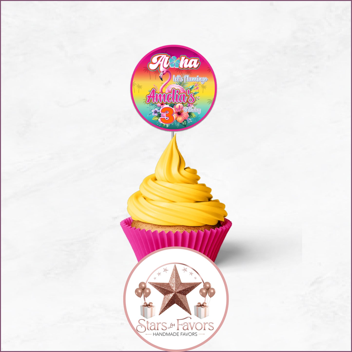 Aloha Let's Flamingo Party Favor Collection