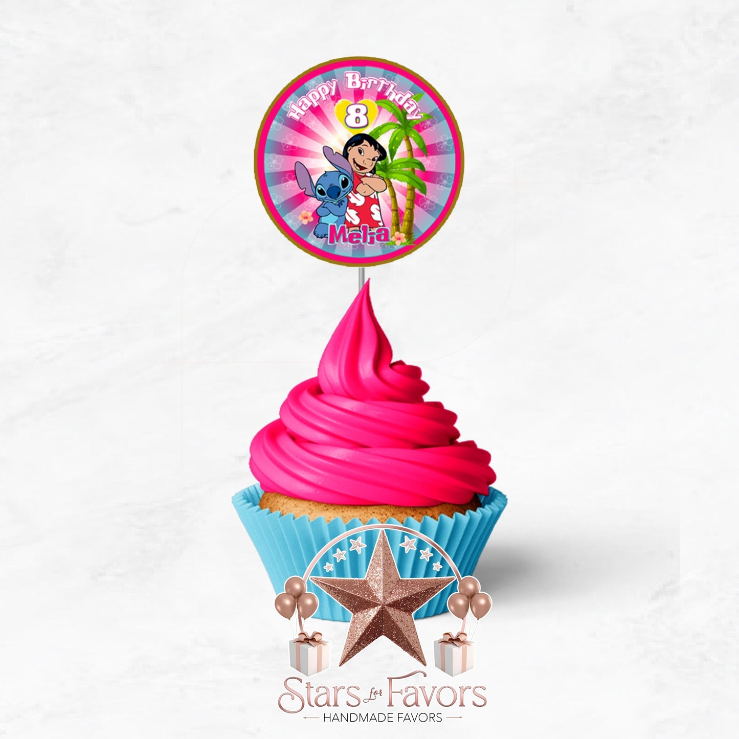 Lilo & Stitch Cupcake Toppers