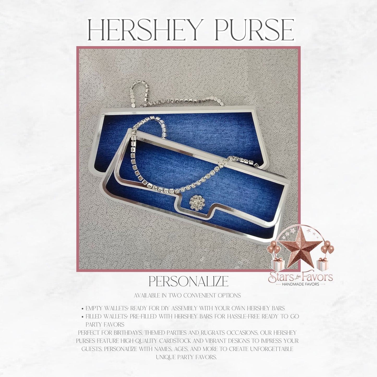 Denim & Diamonds Hershey Purse