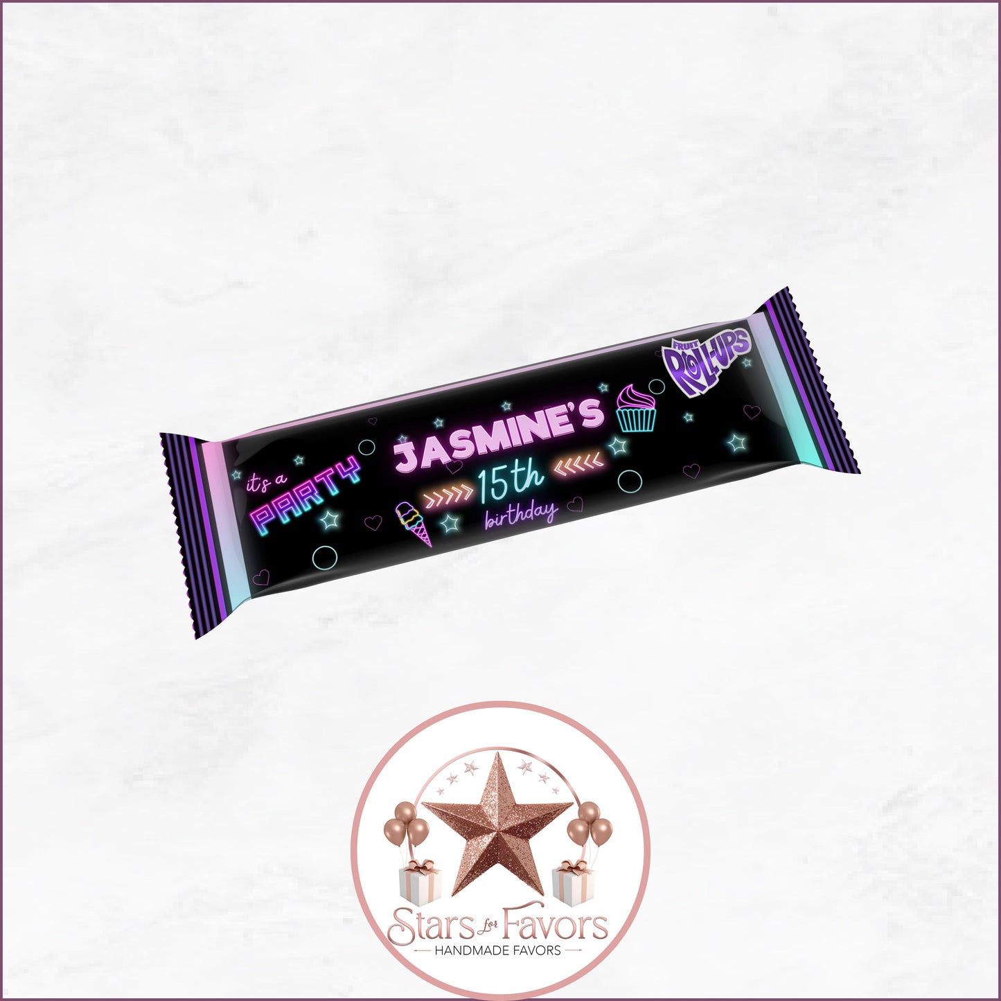 Itโs a Party โ Neon Birthday Party Favor Collection